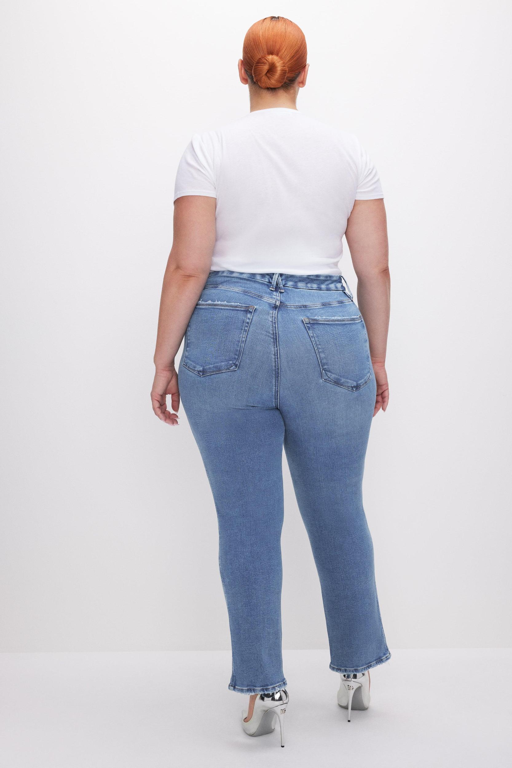 GOOD CURVE STRAIGHT JEANS | INDIGO628 Product Image