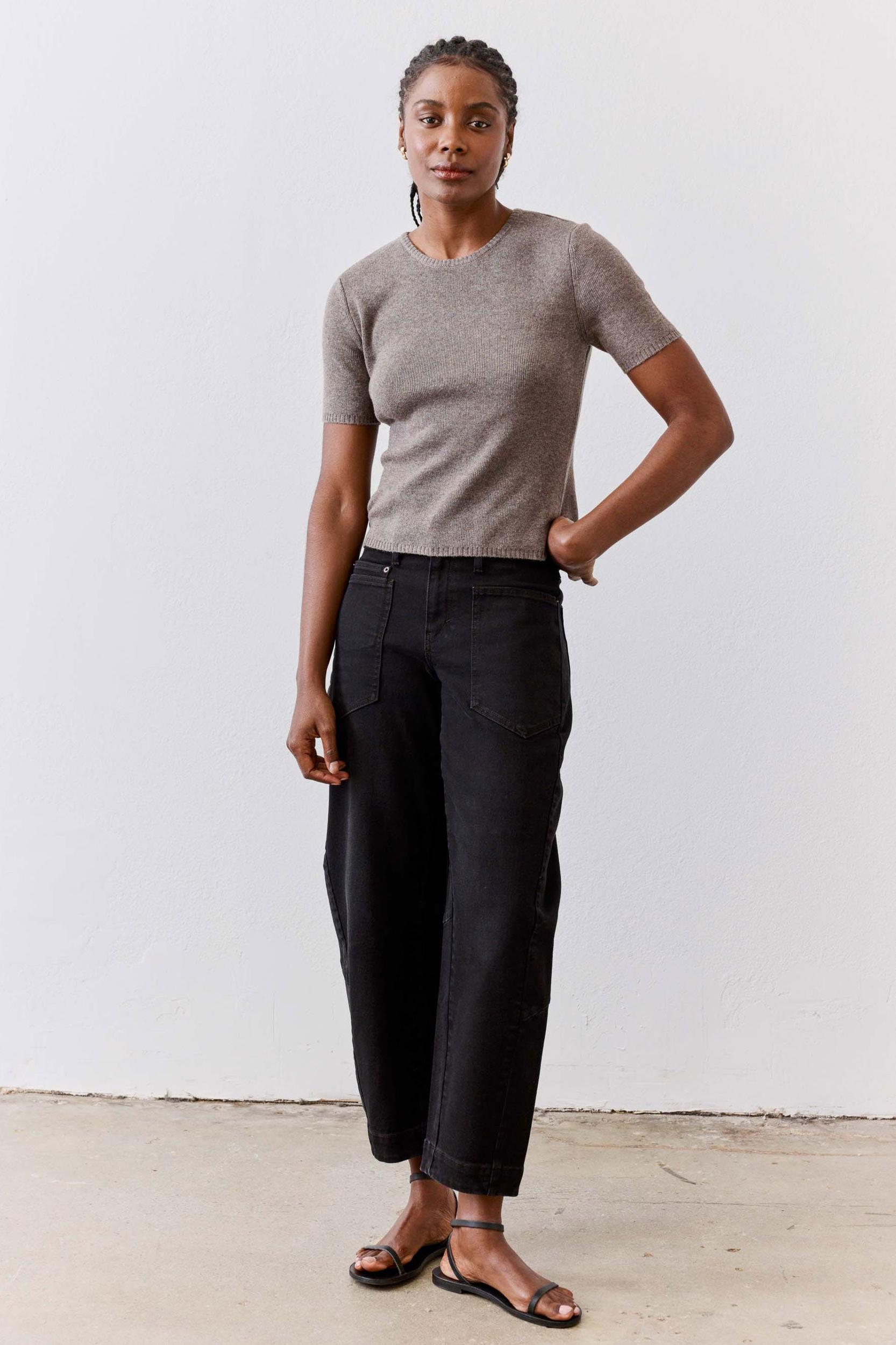 The Short Sleeve Sweater Top Product Image