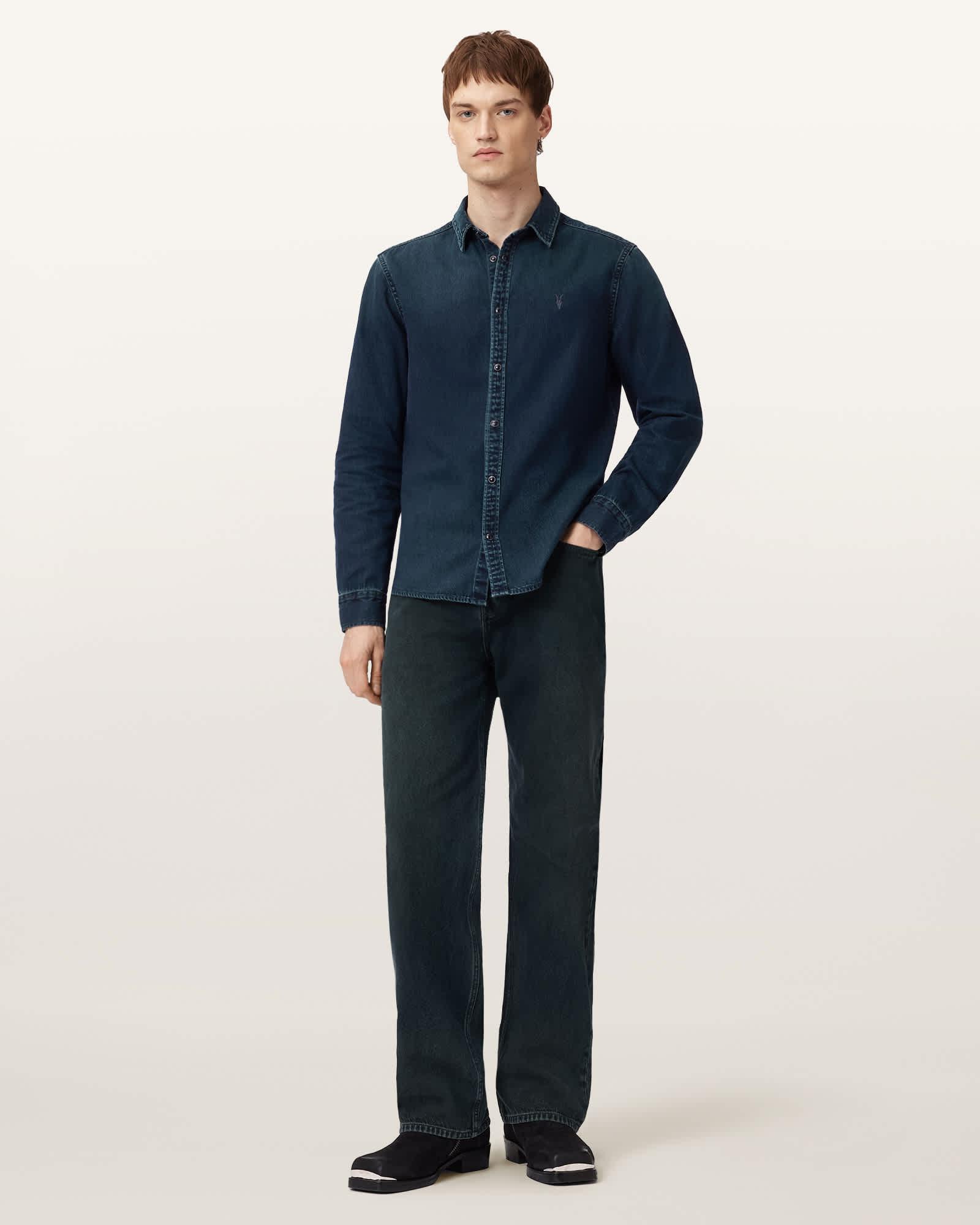 Gleason Ramskull Denim Shirt Product Image