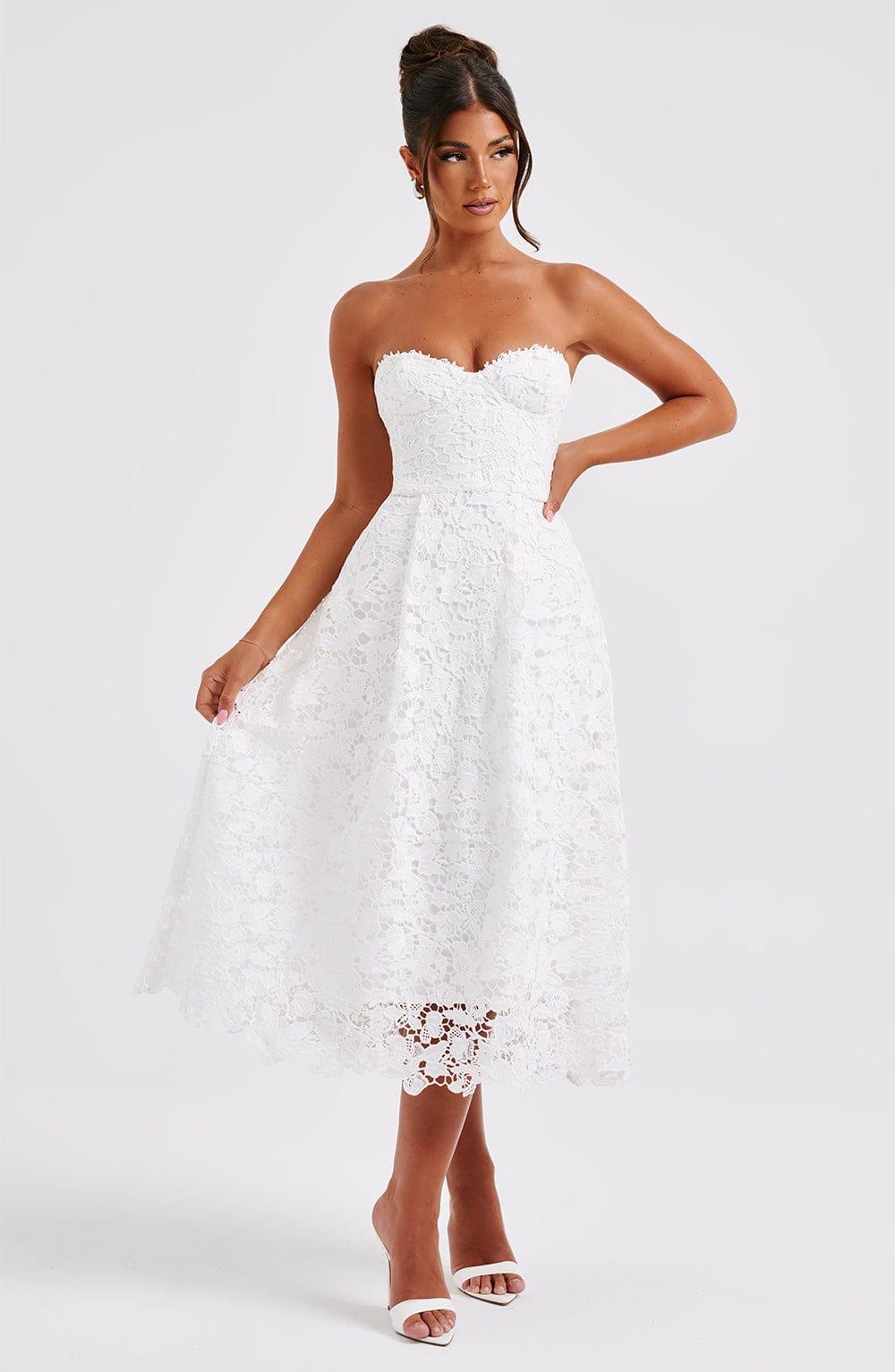 Ishani Midi Dress - Ivory Product Image