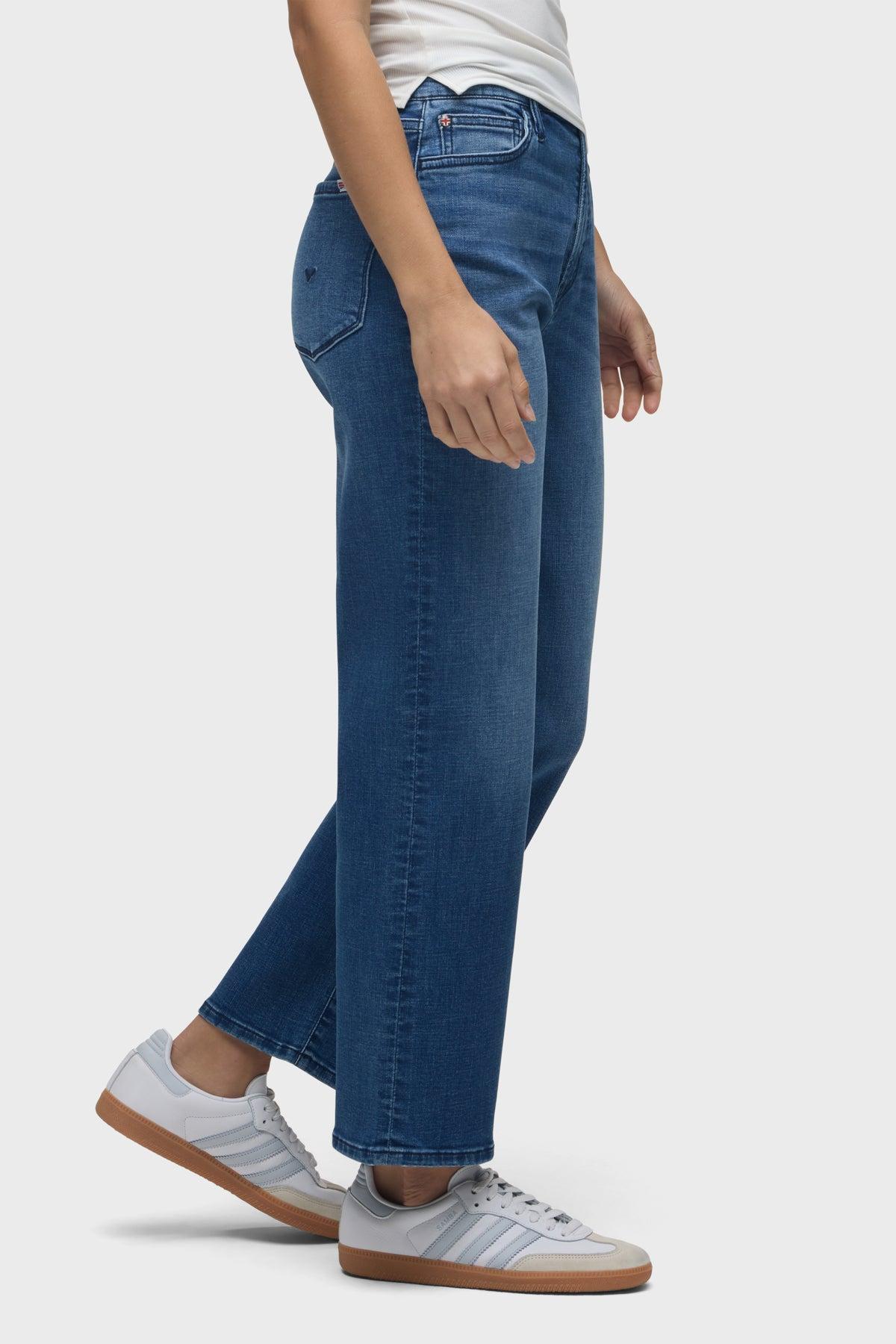 Rosalie High-Rise Wide Leg Ankle Jean Female Product Image