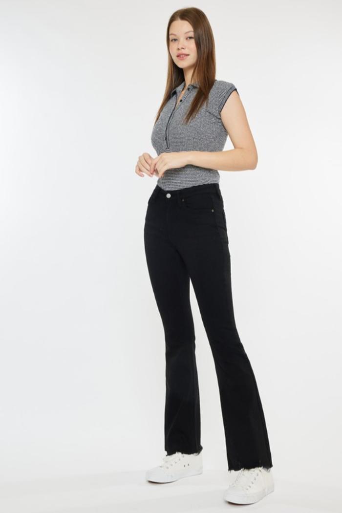 High Rise Boot Cut Jeans Product Image