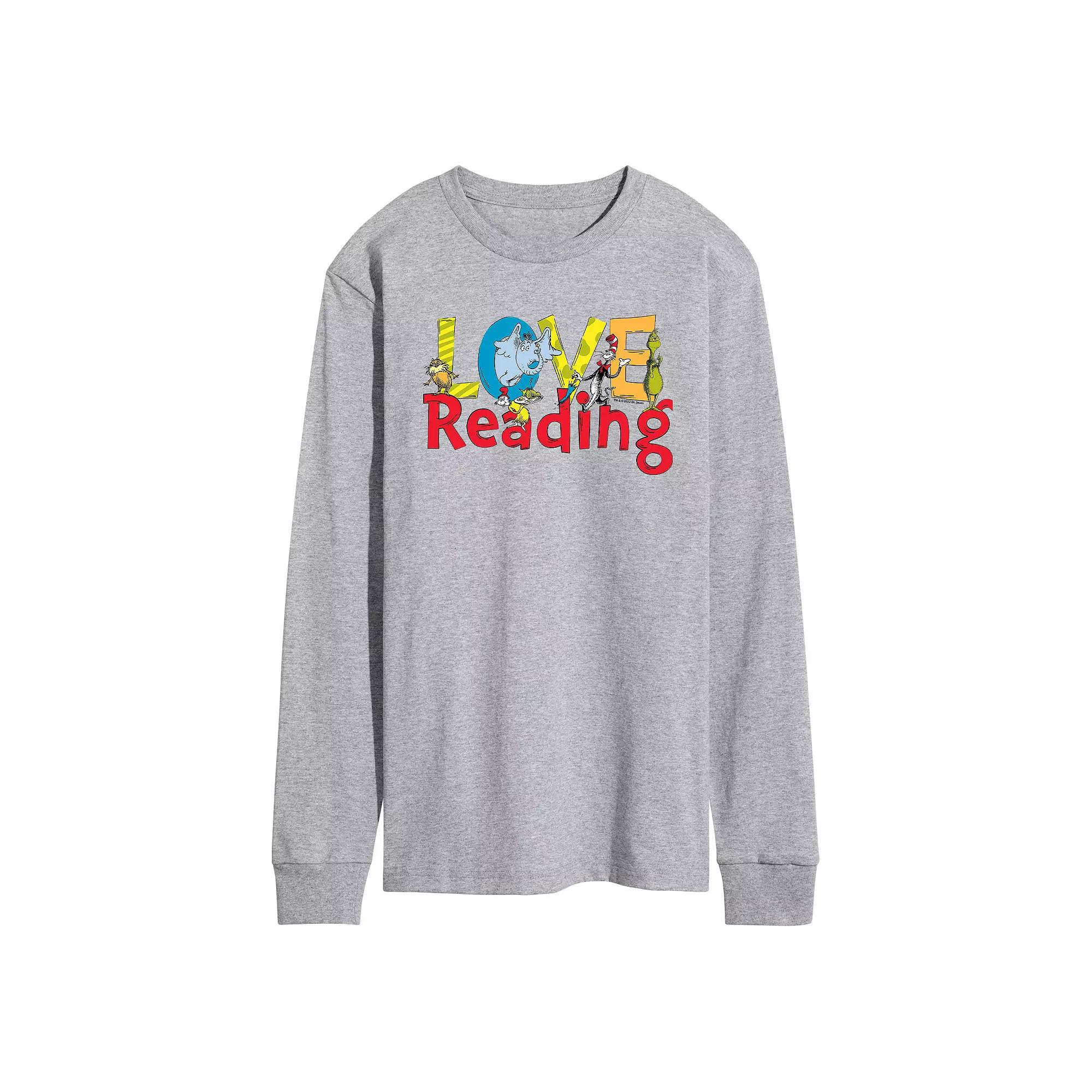 Men's Dr. Seuss Love Reading Tee,  Product Image