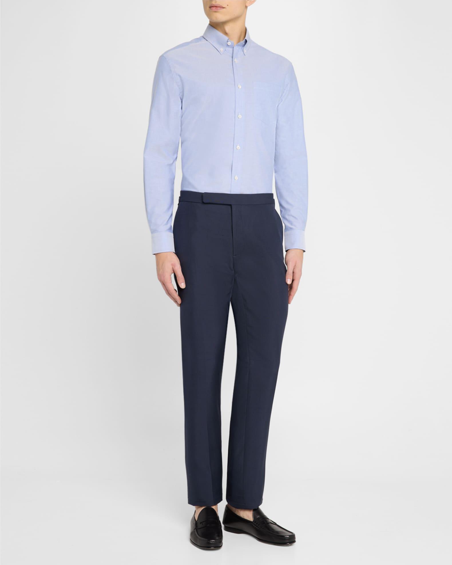 Men's Cotton Oxford Button-Collar Sport Shirt Product Image