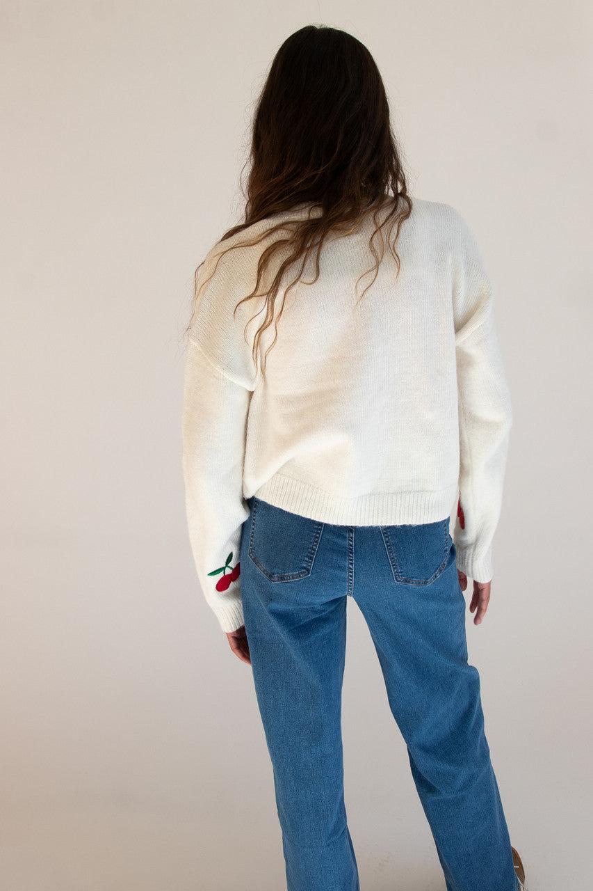 Cherry Patch Open Cardigan Product Image