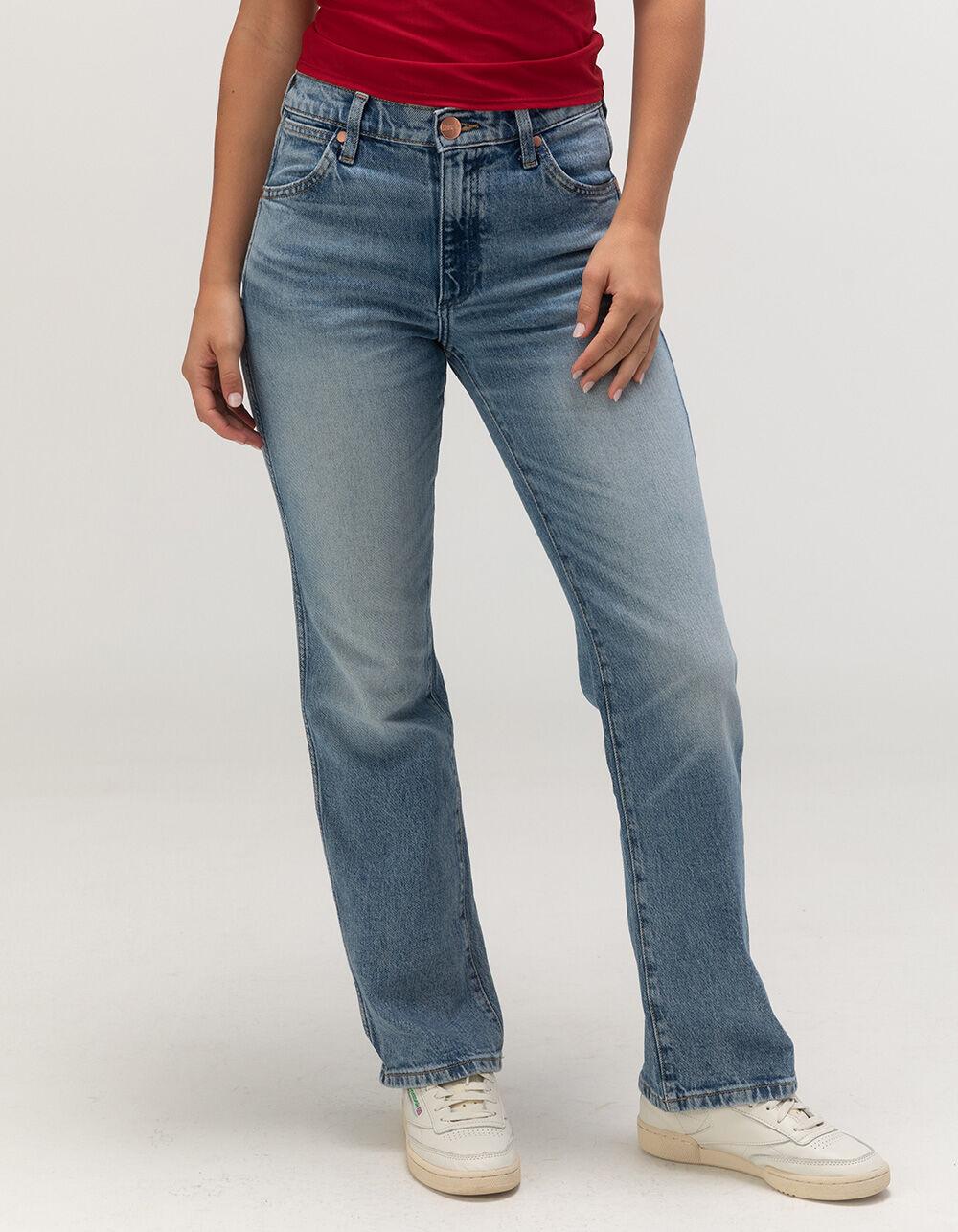 WRANGLER Wrancher Mid Rise Womens Bootcut Jeans - VINTAGE Product Image