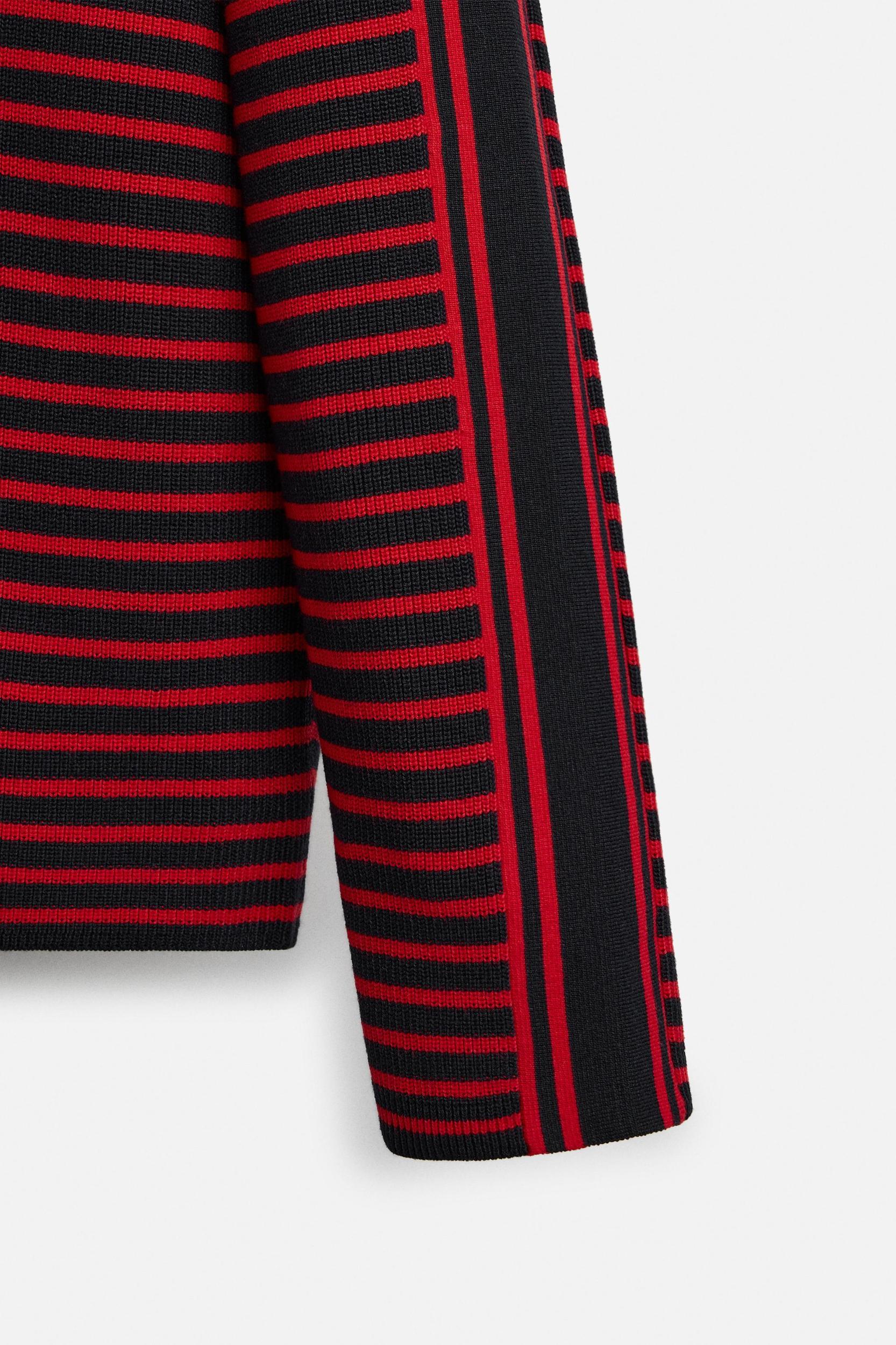 STRIPED KNIT POLO LIMITED EDITION Product Image