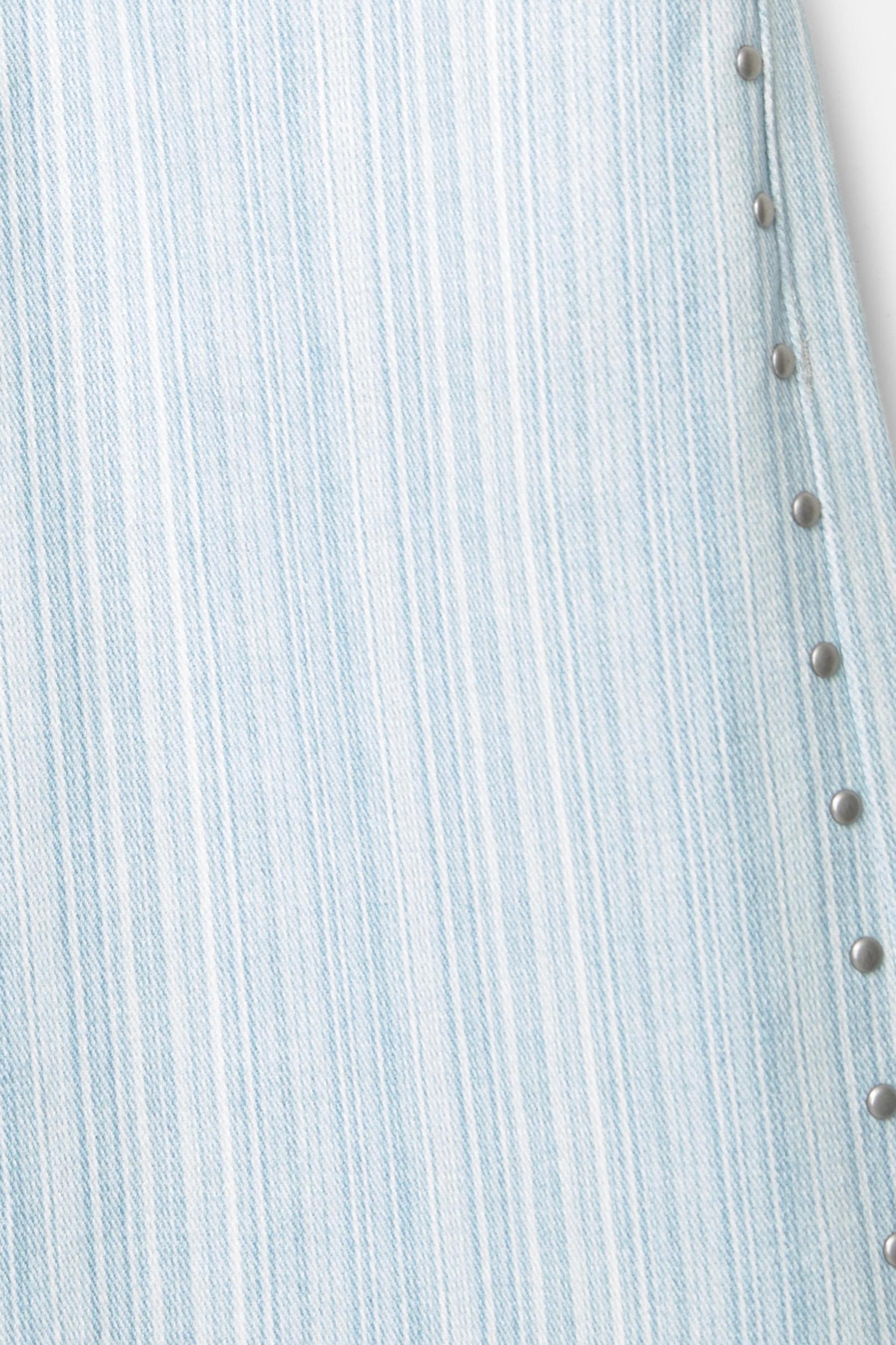 Straight-leg striped jeans Product Image