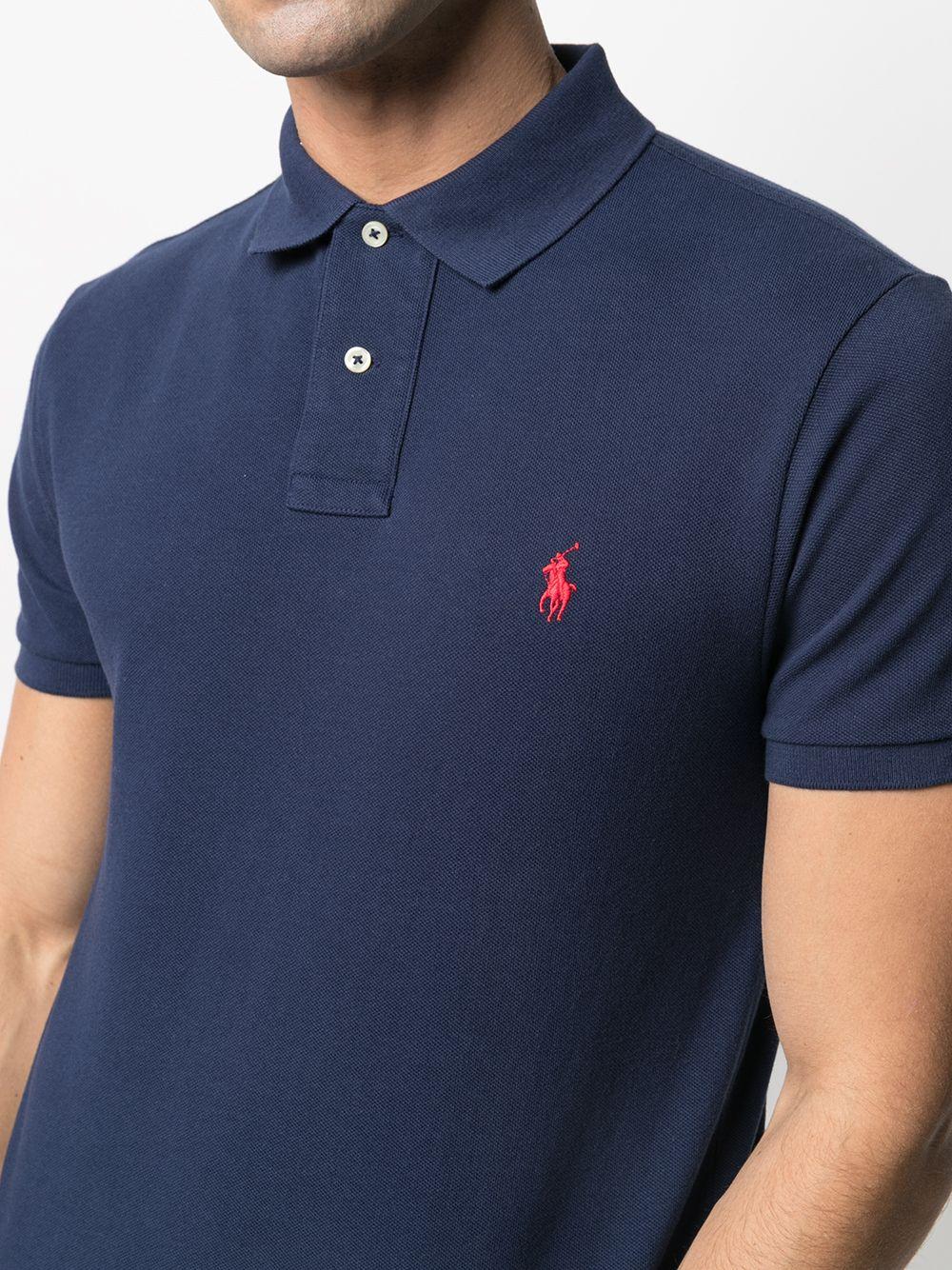Polo Pony embroidered polo shirt Product Image