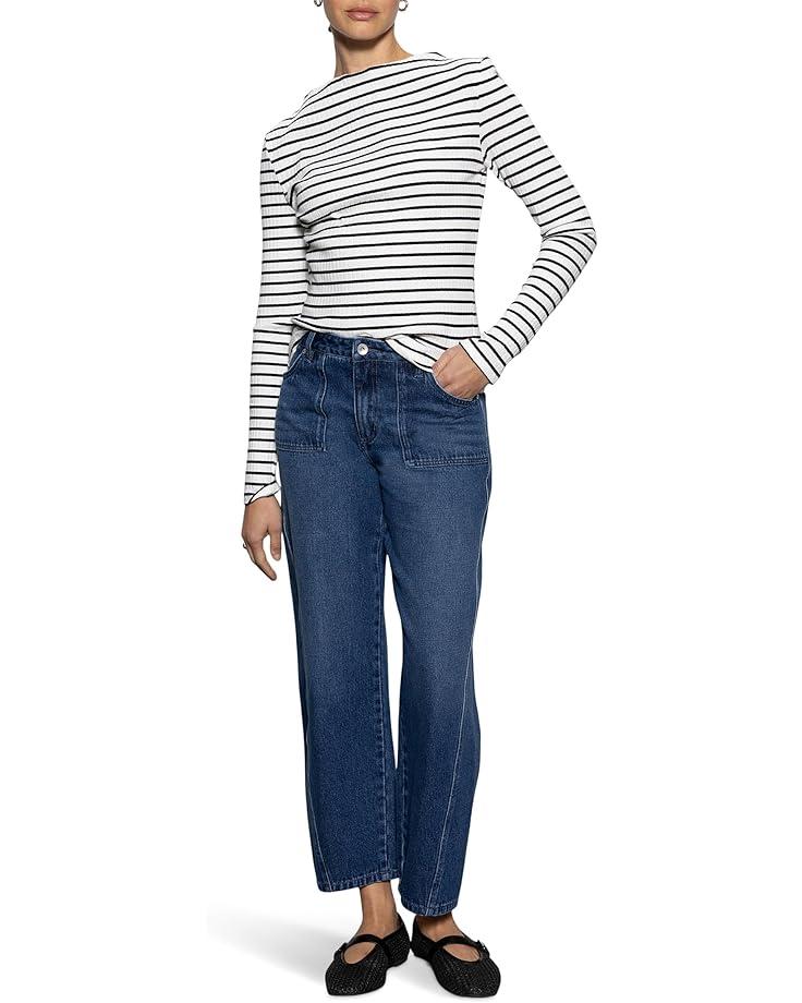 Women's Sanctuary Long Sleeve Boatneck T-shirt Product Image