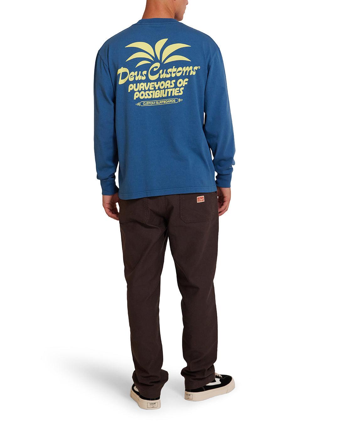 Last Resort Long Sleeve Tee - Moroccan Blue Product Image