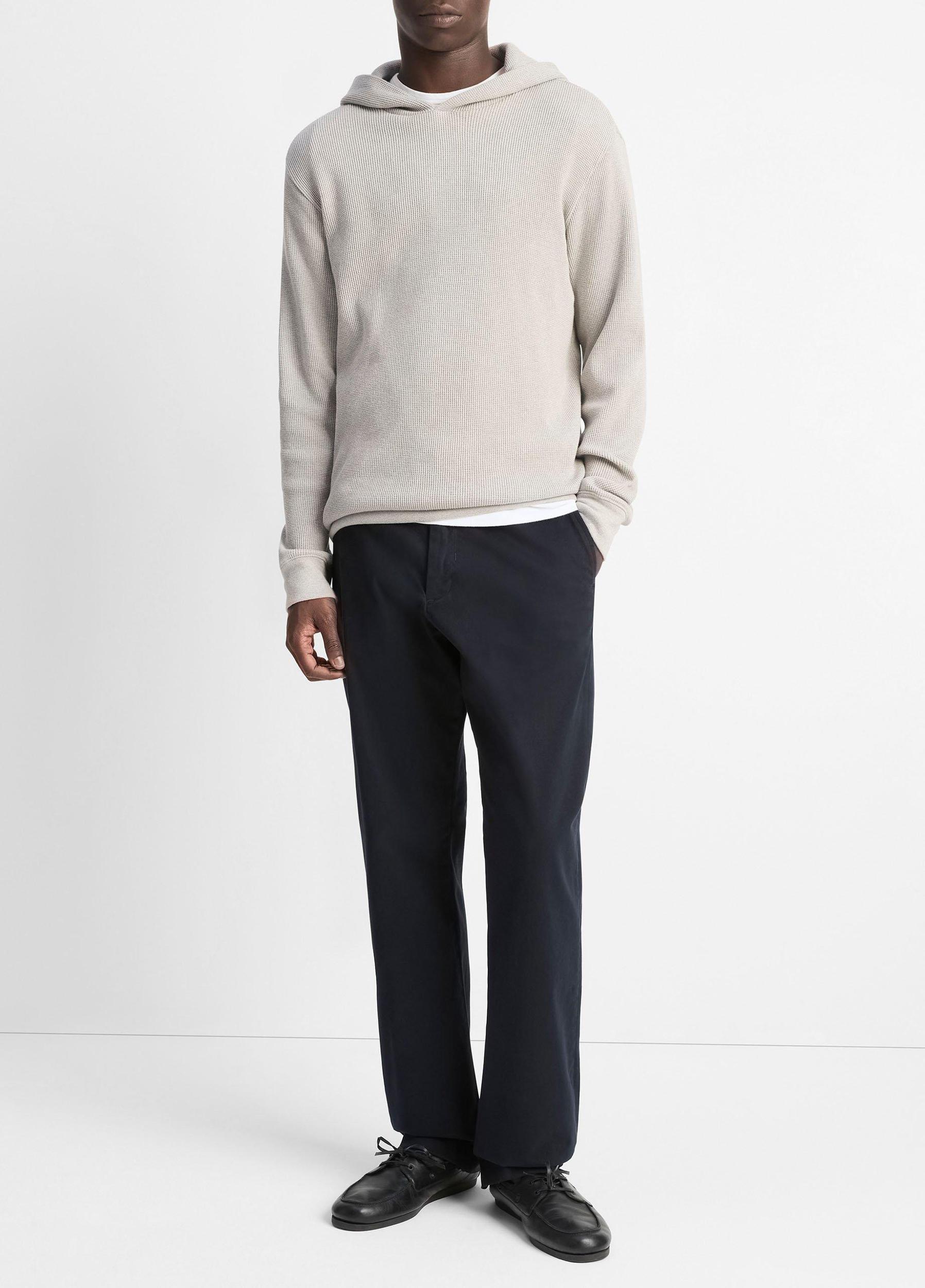 Mouliné Pima Cotton Thermal Hoodie Product Image