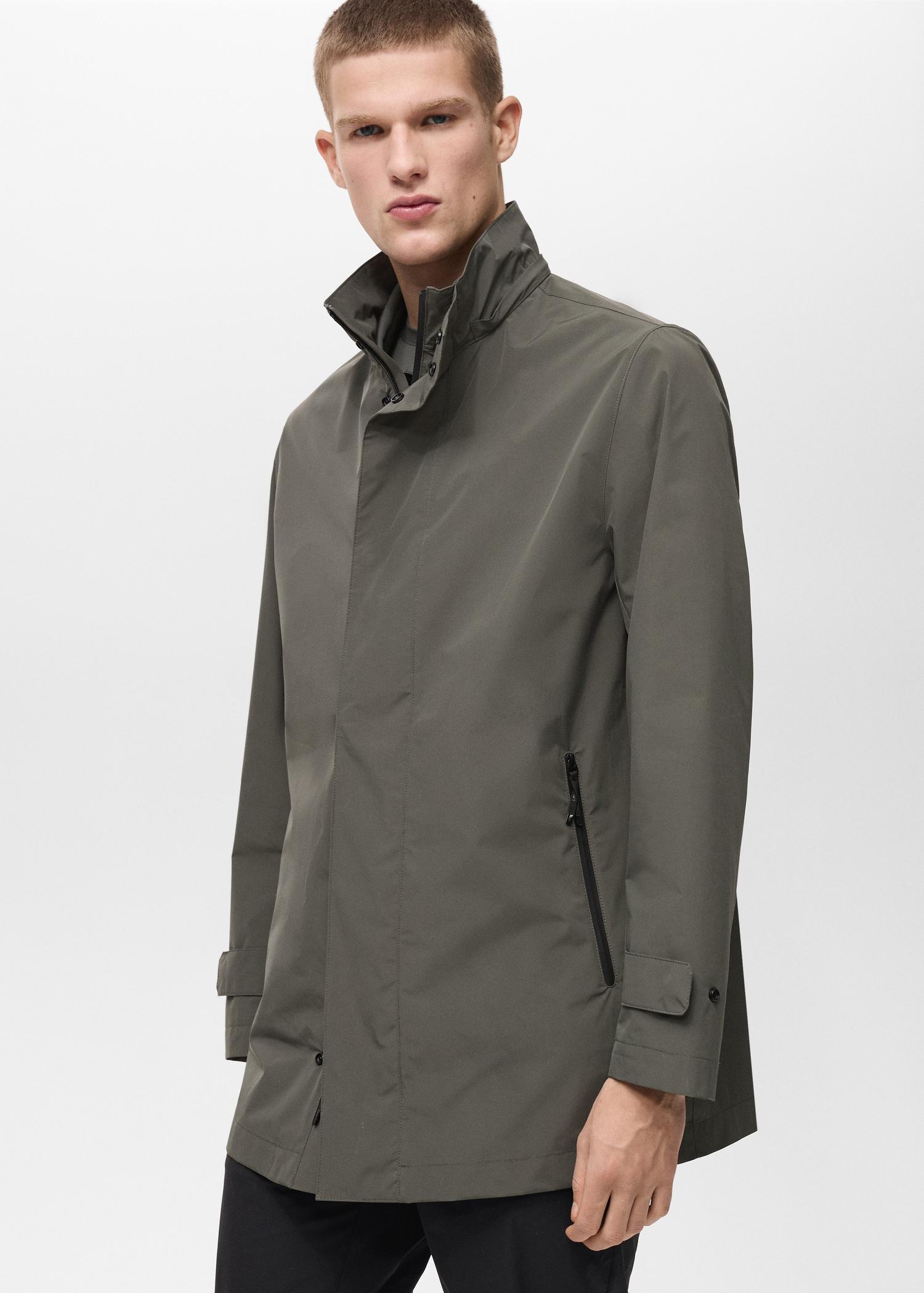 COOLMAX® technology waterproof parka - Men | MANGO USA Product Image