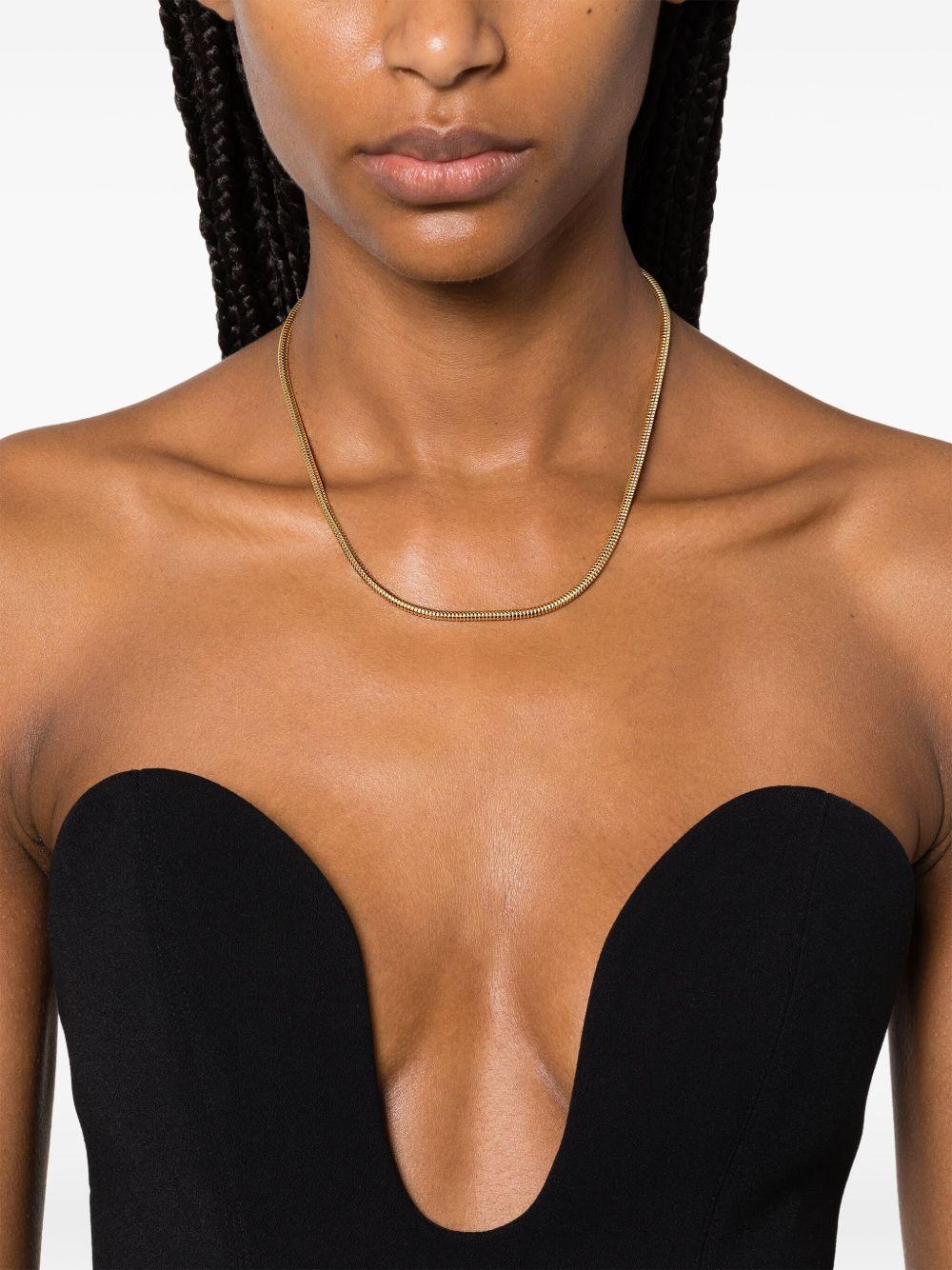 polished snake-chain necklace Product Image