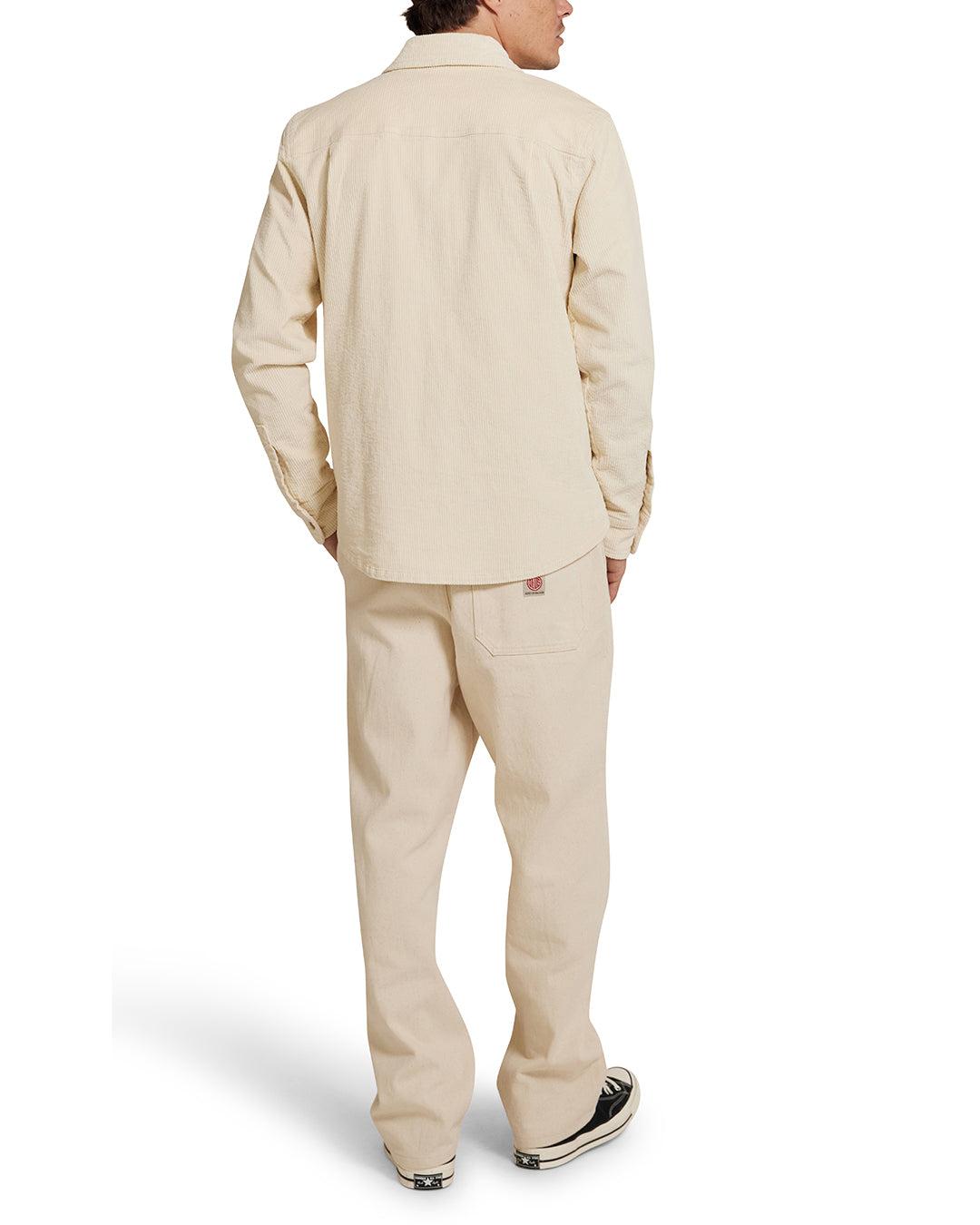 Vacay Cord Shirt - Dirty White Product Image