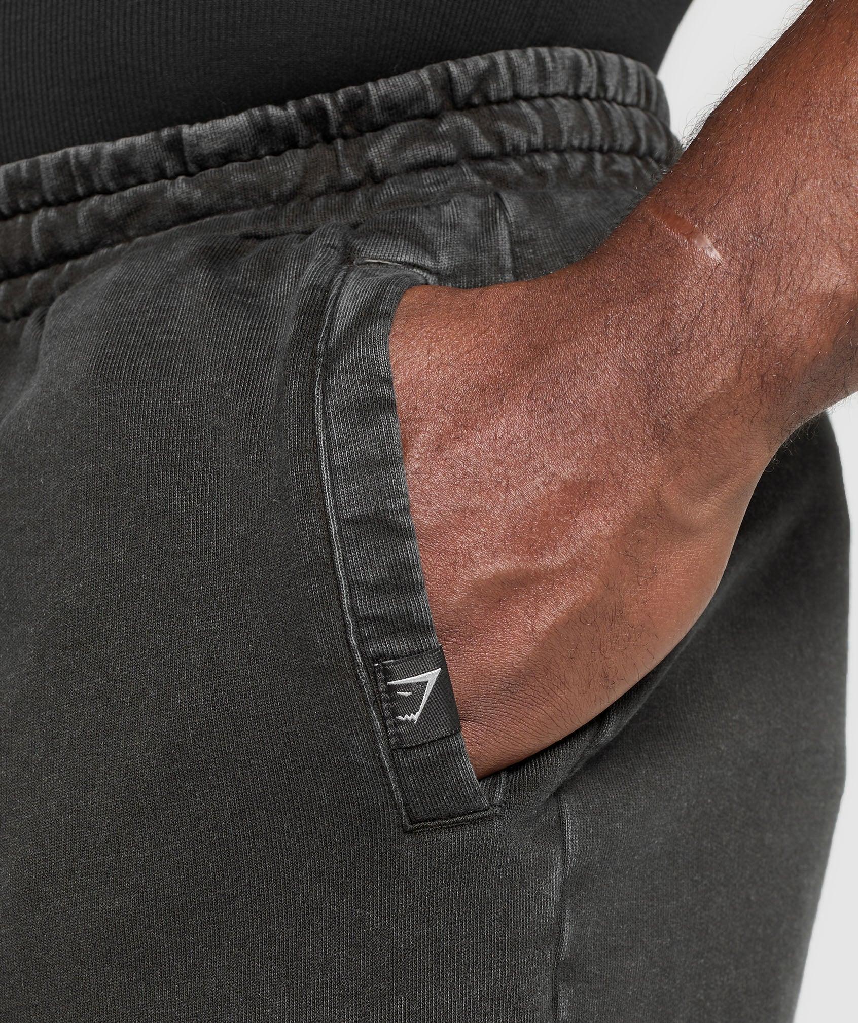 Distressed Graphic Joggers Product Image