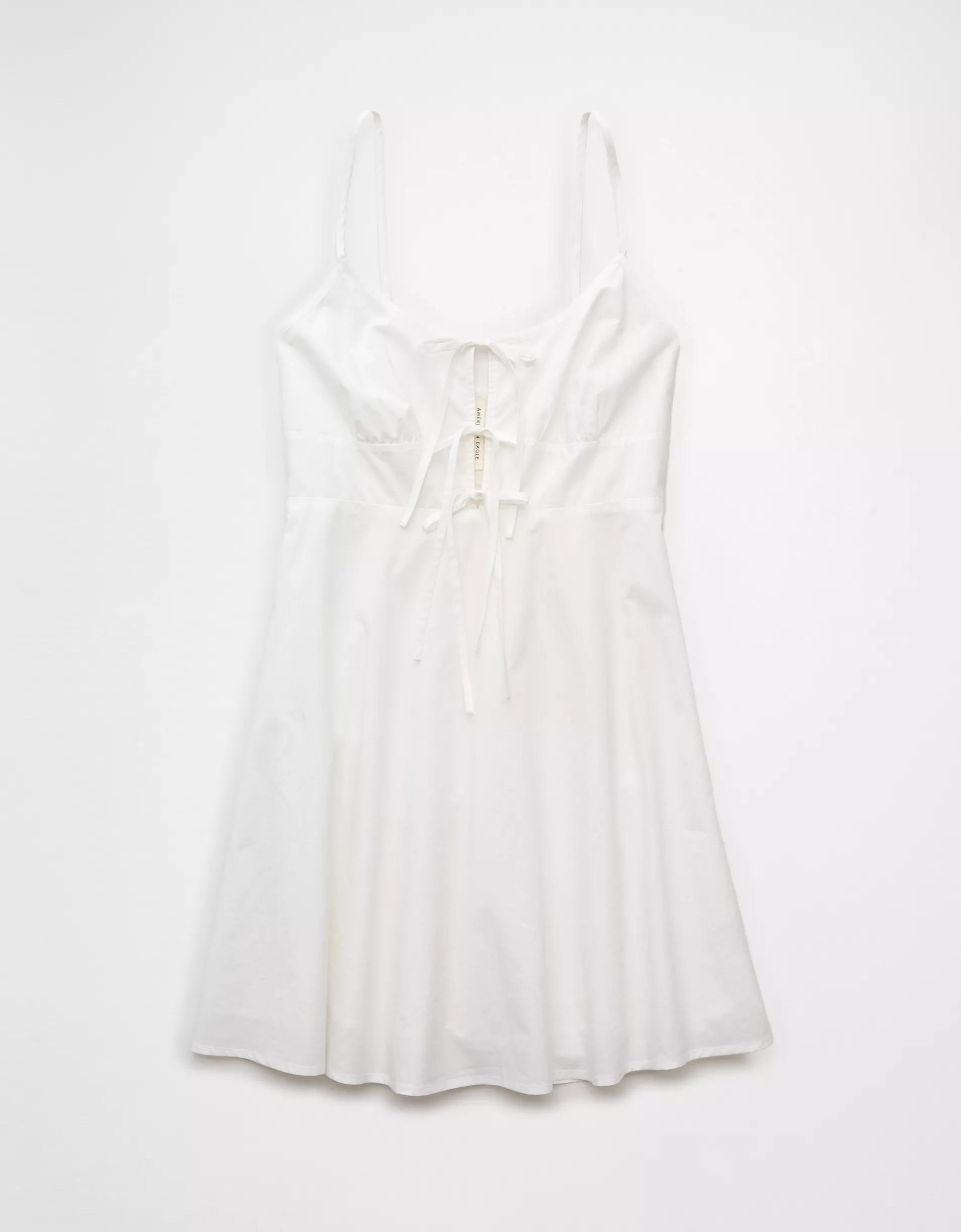 AE Tie Front Mini Dress Product Image