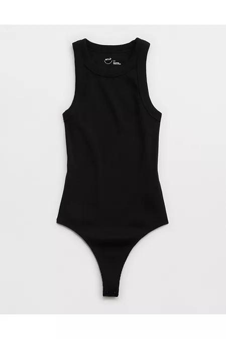 Aerie Free Spirit Ribbed Bodysuit Women's Product Image