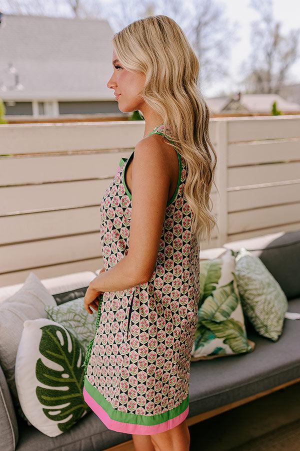 Sunkissed Moment Floral Mini Dress in Navy Product Image