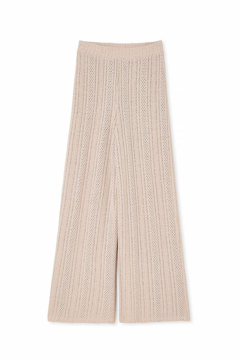 Crochet Mid Waist Trousers Product Image