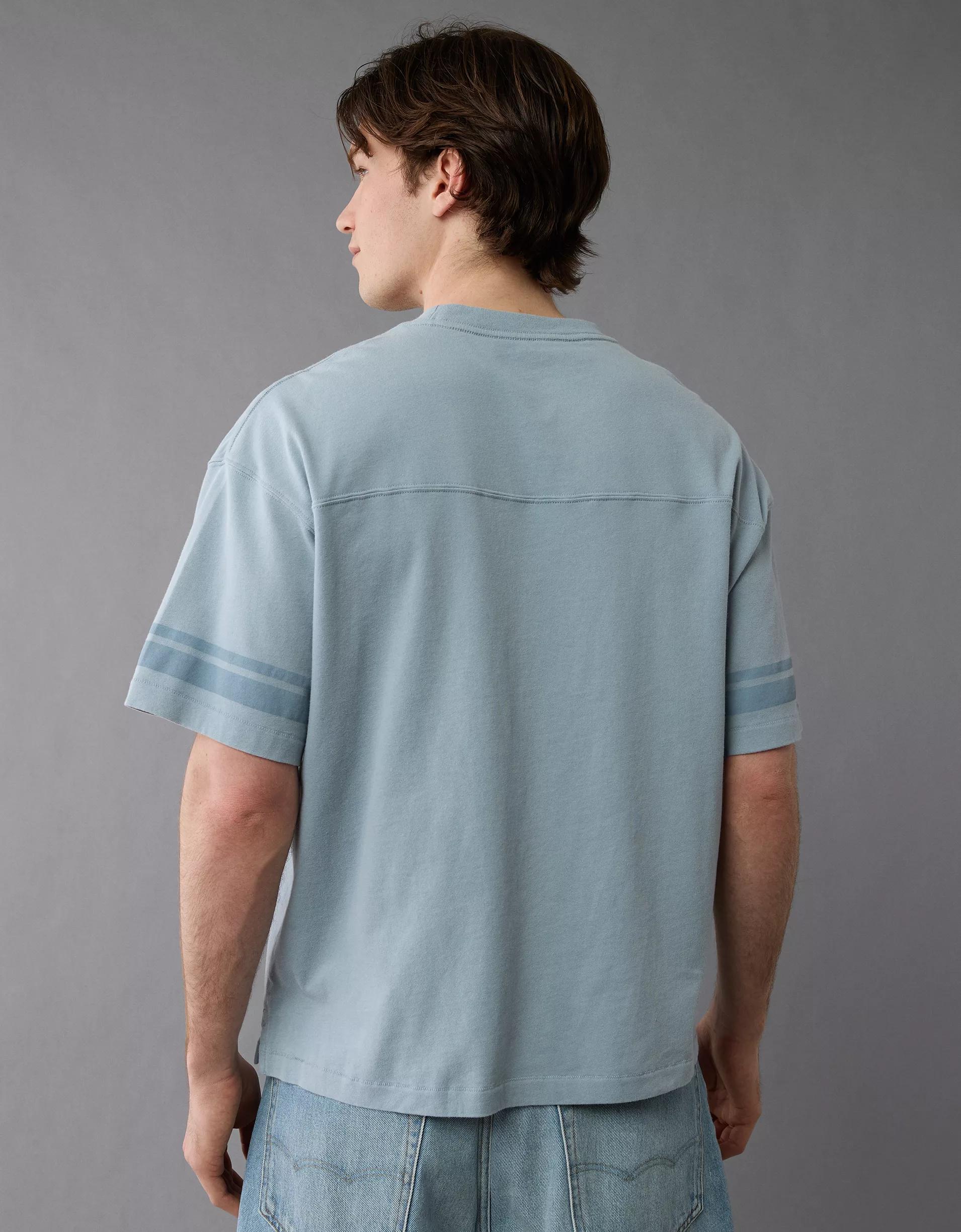 AE Boxy Sueded Football T-Shirt Product Image