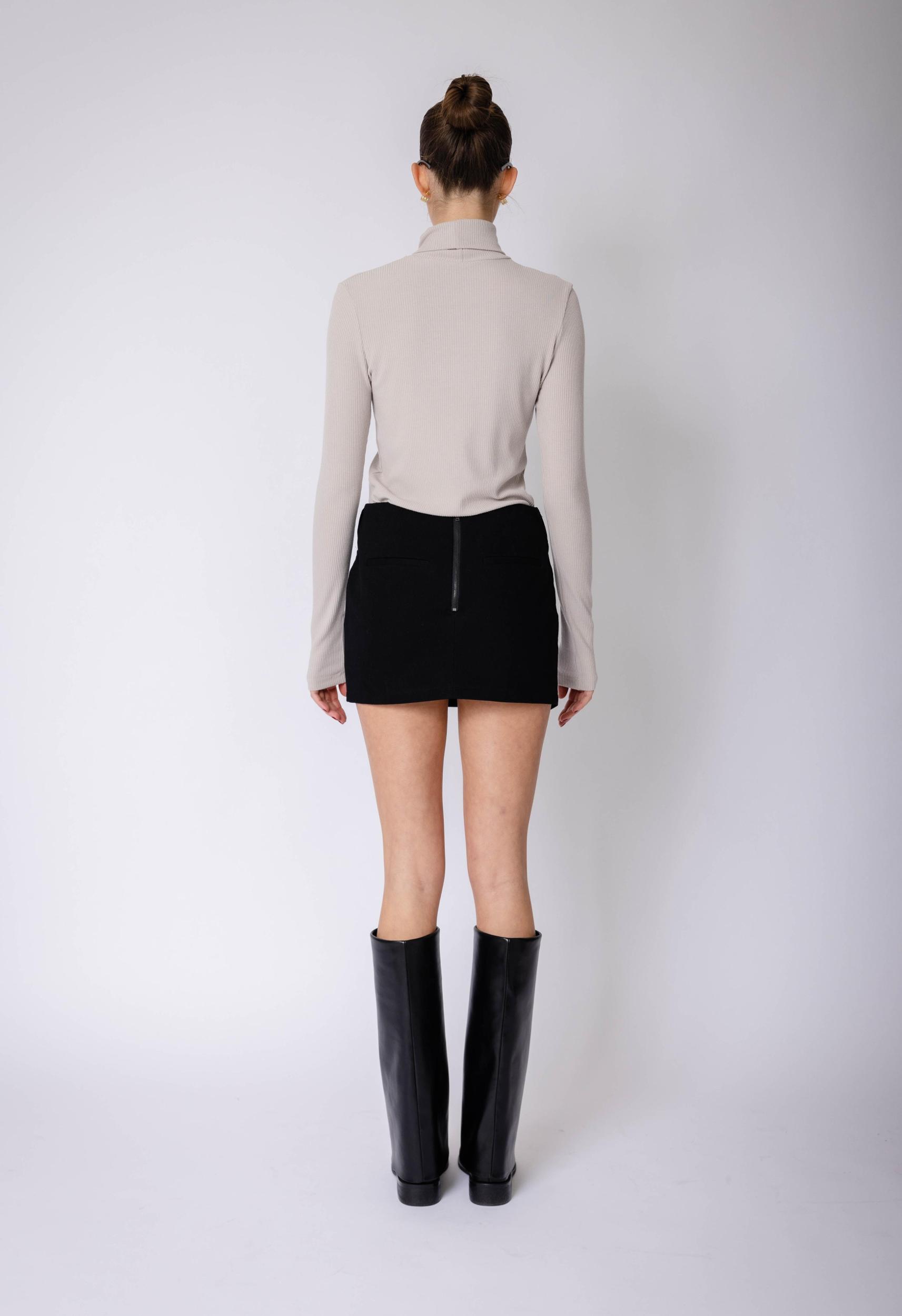 Quinn Utility Skirt In Black Product Image