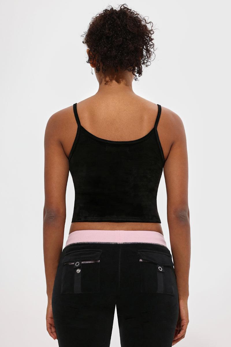 Big Bling Velour Tank Top Product Image