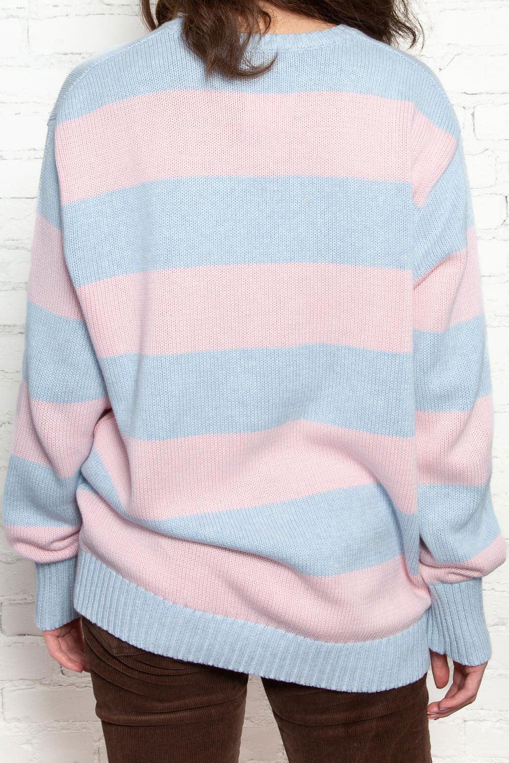 Brianna Cotton Thick Stripe Sweater Product Image