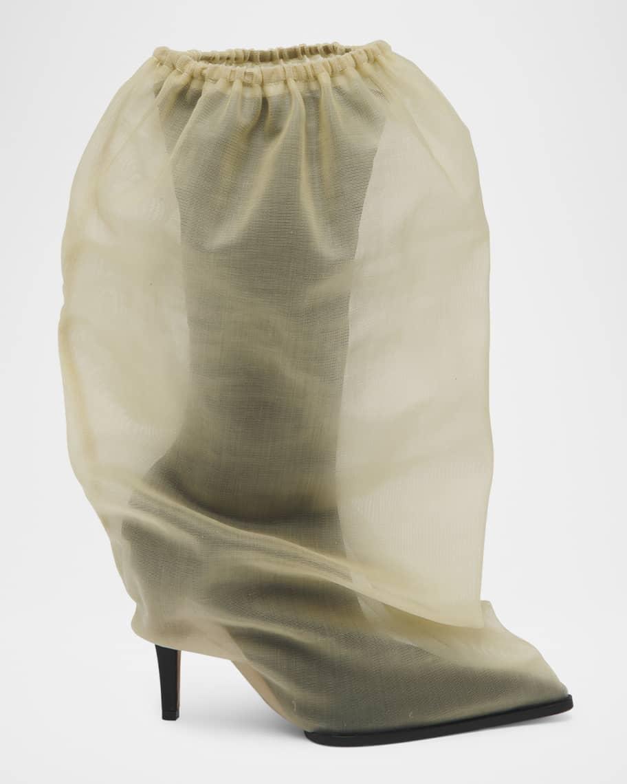 Sheer Bag Stiletto Boots Product Image