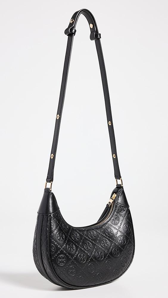 Tory Burch T Monogram Debossed Crescent Bag | Shopbop Product Image