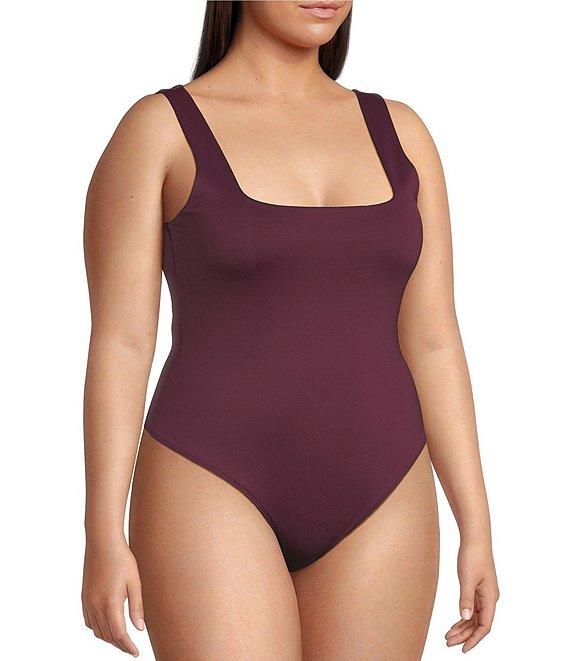 Good American Sculpting Square Neck Modern Tank Bodysuit Product Image