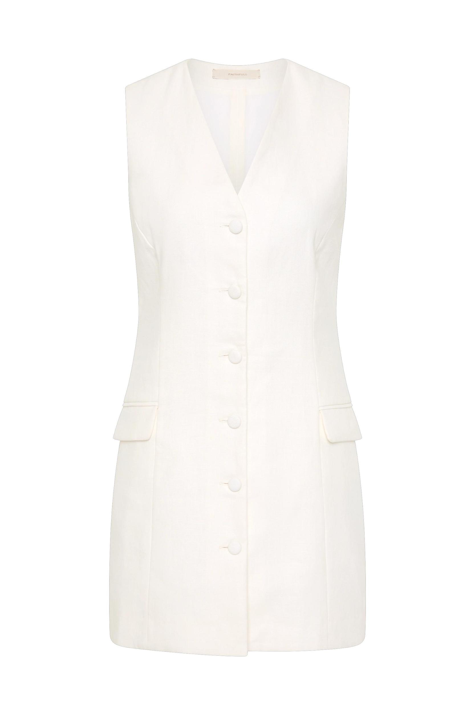 Claudine Pant White - Final Sale Product Image