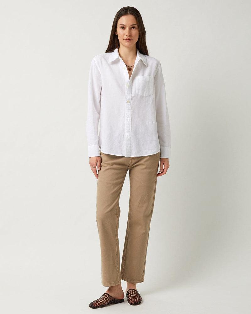 Linen Cotton LS - White Product Image