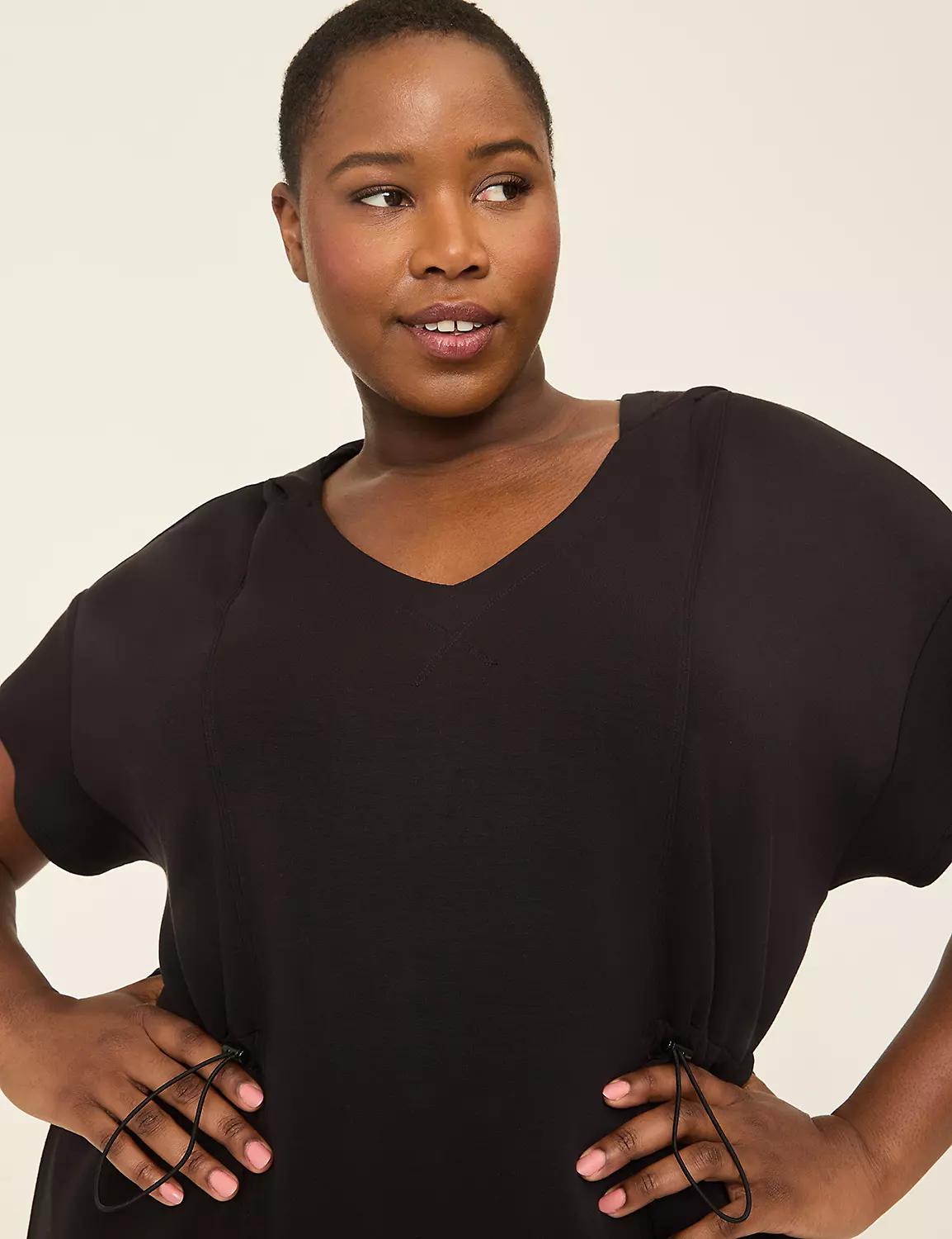 LIVI Journey Cinched-Waist Hooded Dress Product Image