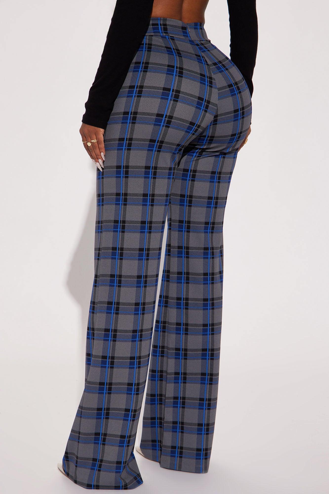 Victoria High Waisted Dress Pant - Grey/combo Product Image