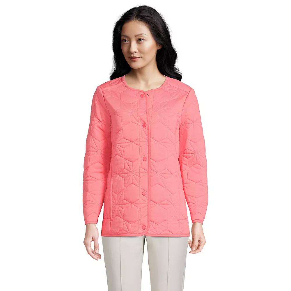 Women's Lands' End Insulated Cotton Long Jacket,  Product Image