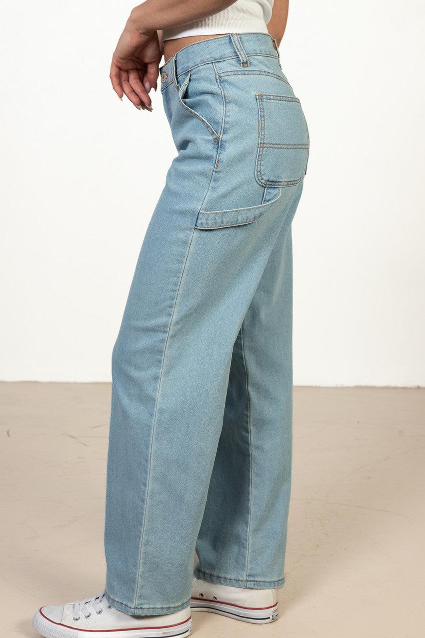 Light Wash Carpenter Jeans Product Image