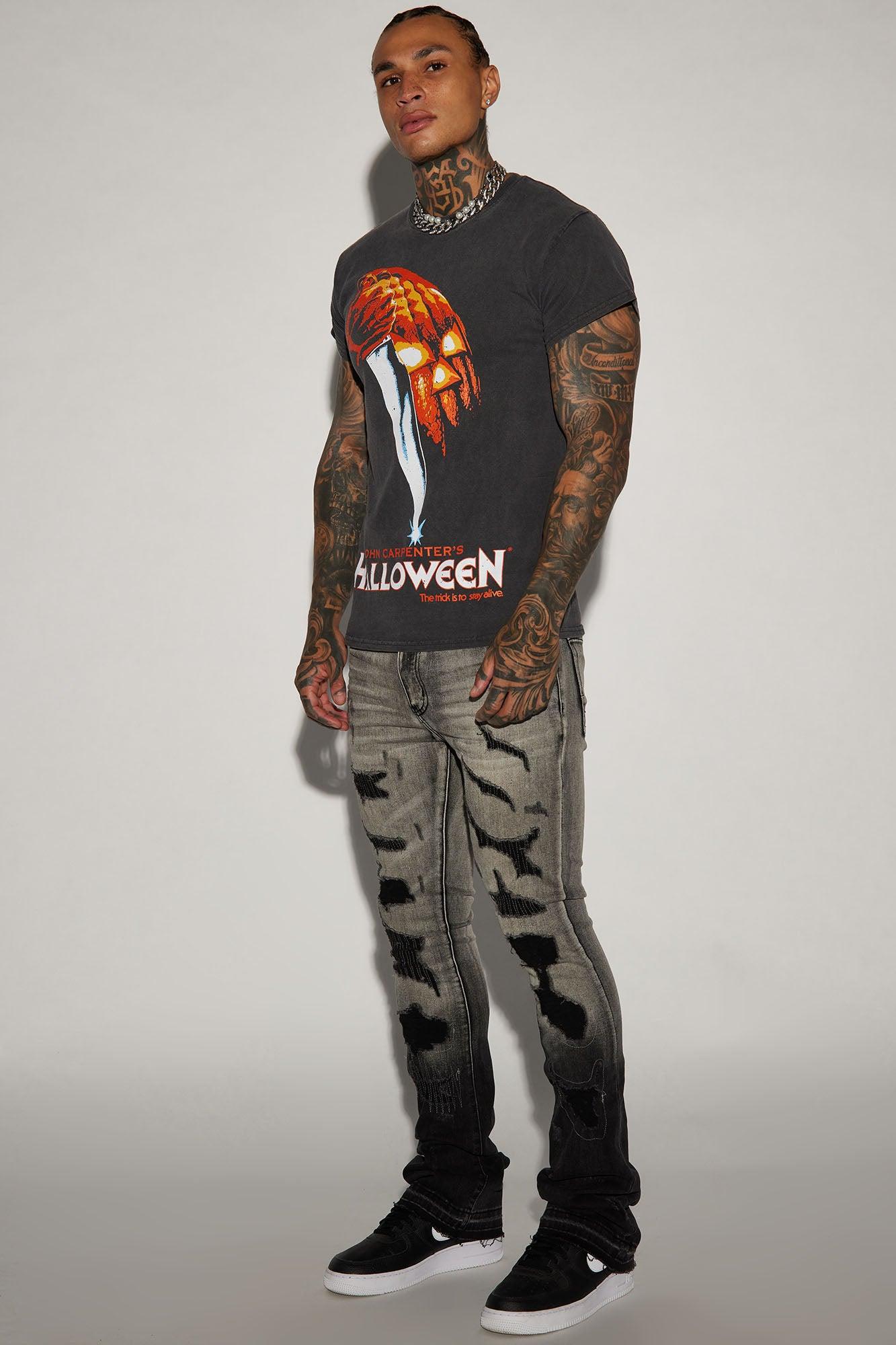 Halloween Movie Poster Short Sleeve Tee - Black Product Image