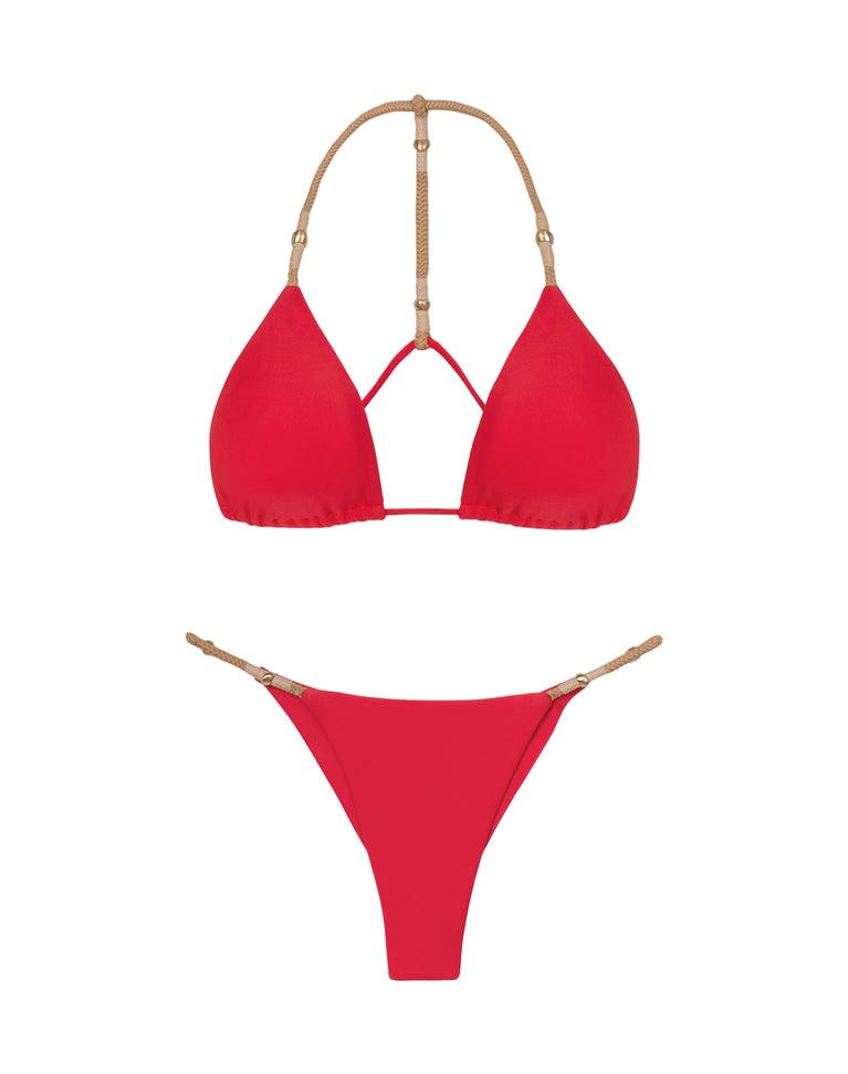 Layla T Back Top - Red Poppy Product Image