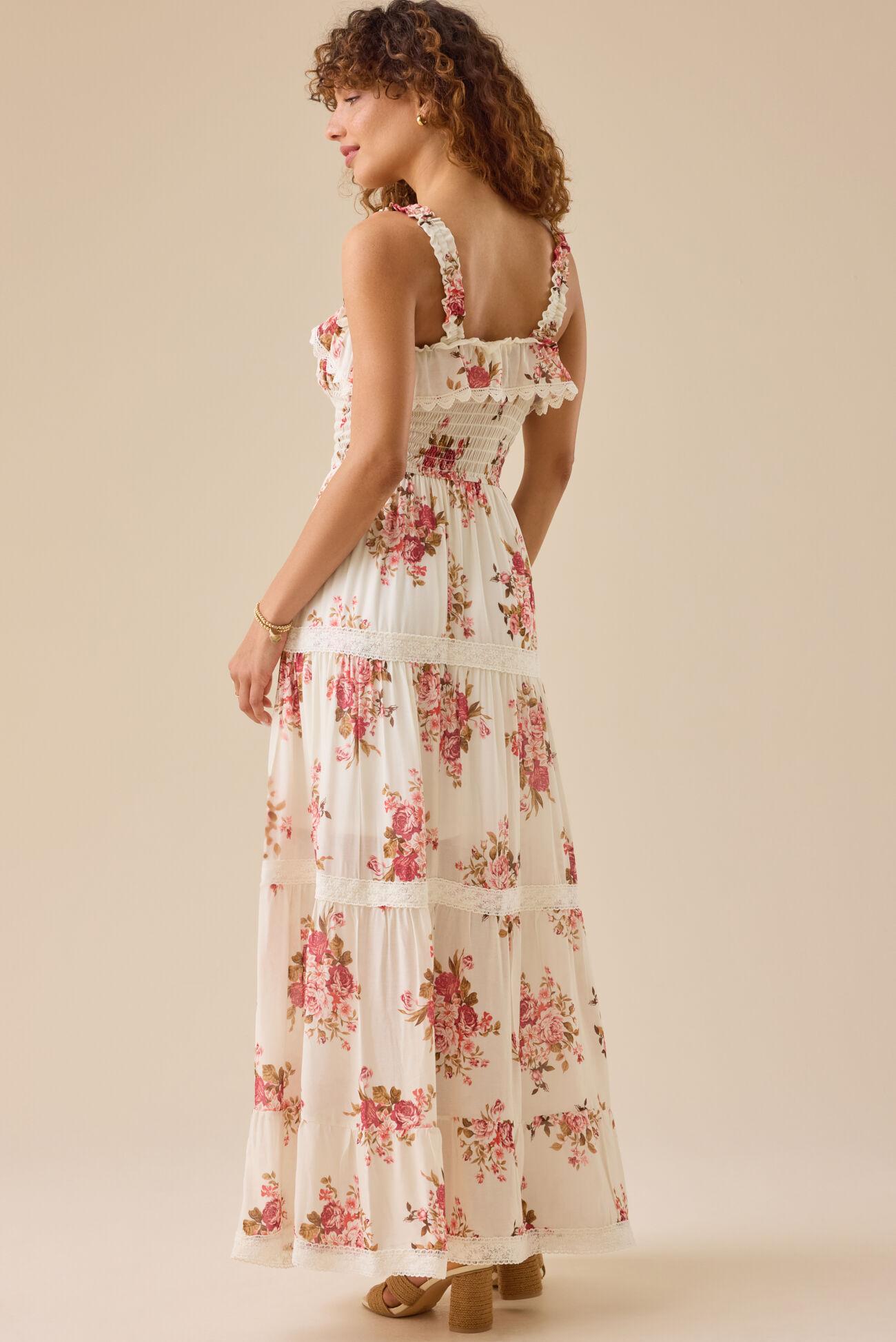 Edie Floral Maxi Dress Product Image