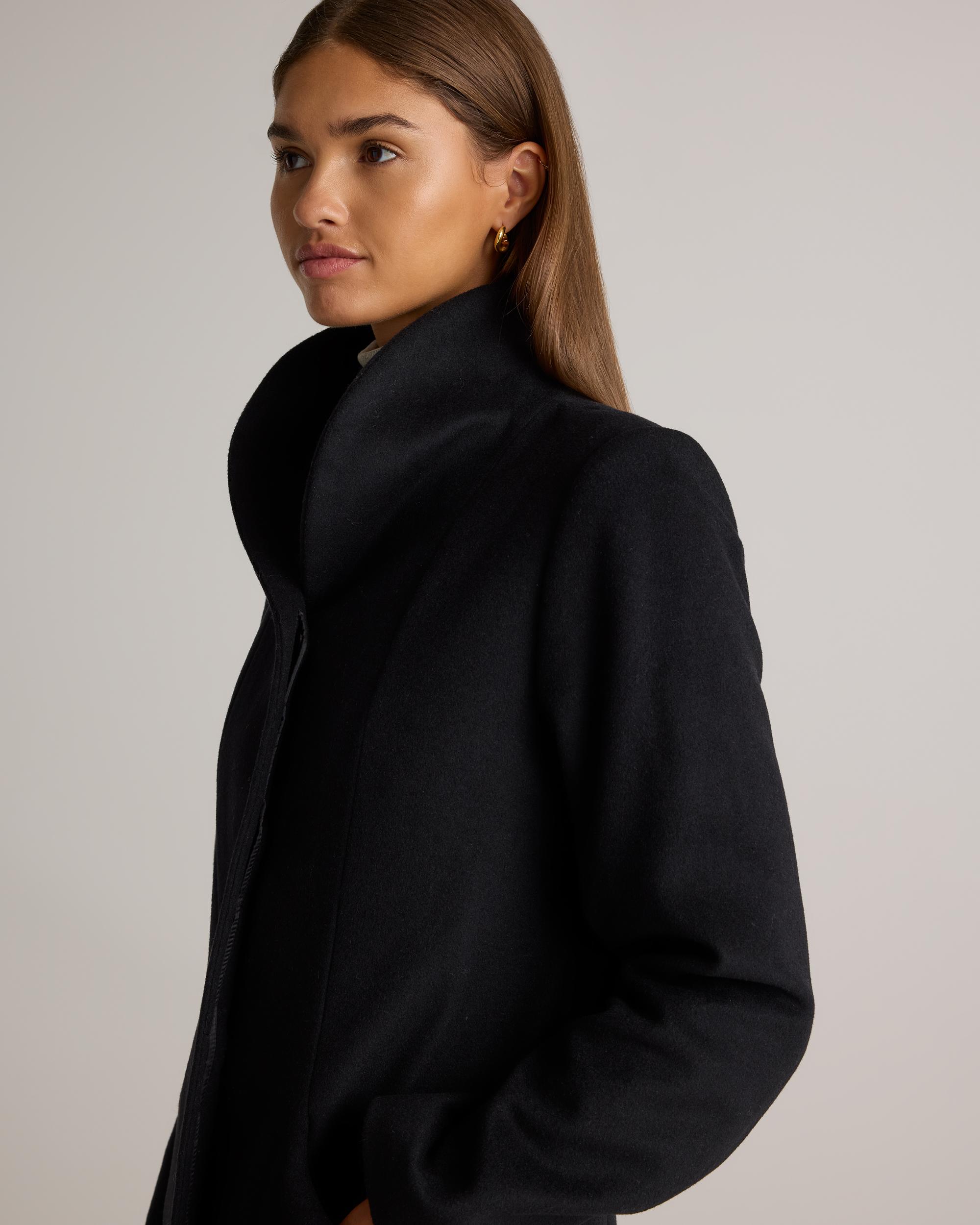 Quince | Women's Italian Wool Cocoon Coat Wool/Nylon Product Image