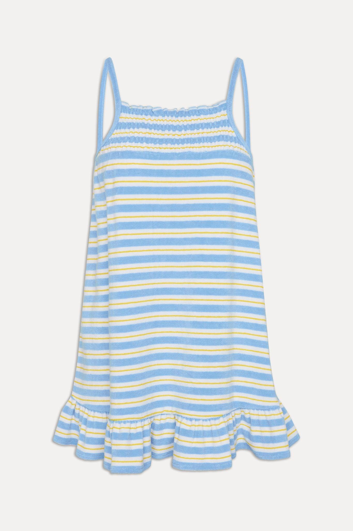 April Striped Babydoll Dress - Ashbury Stripe Product Image