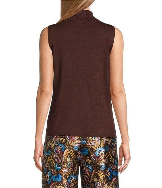 Preston & York Bailey Sleeveless Turtleneck Sweater Product Image