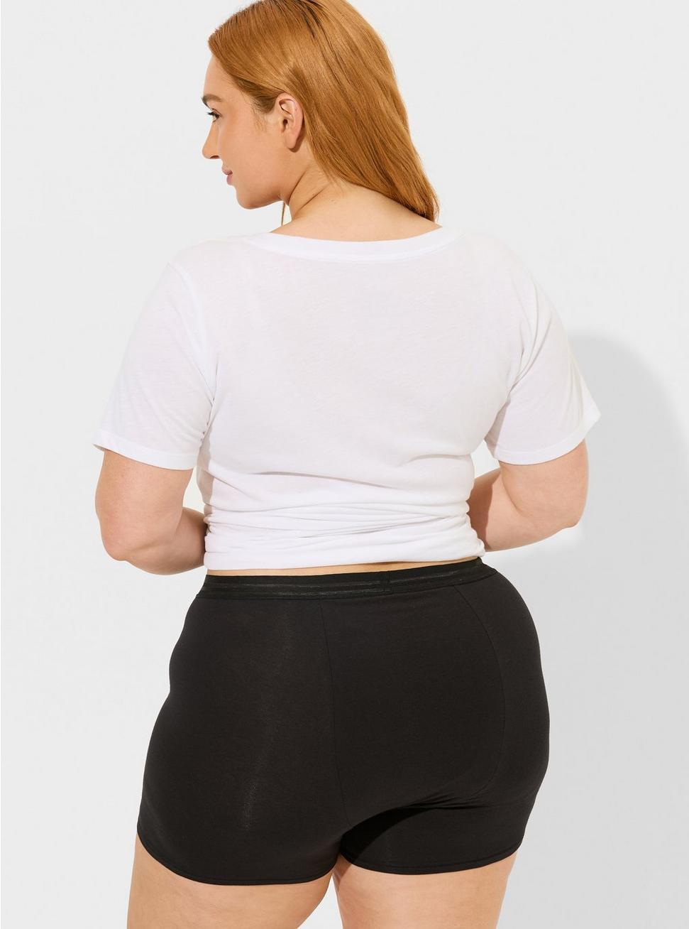 Leakproof Cotton High-Rise Shortie Panty Product Image