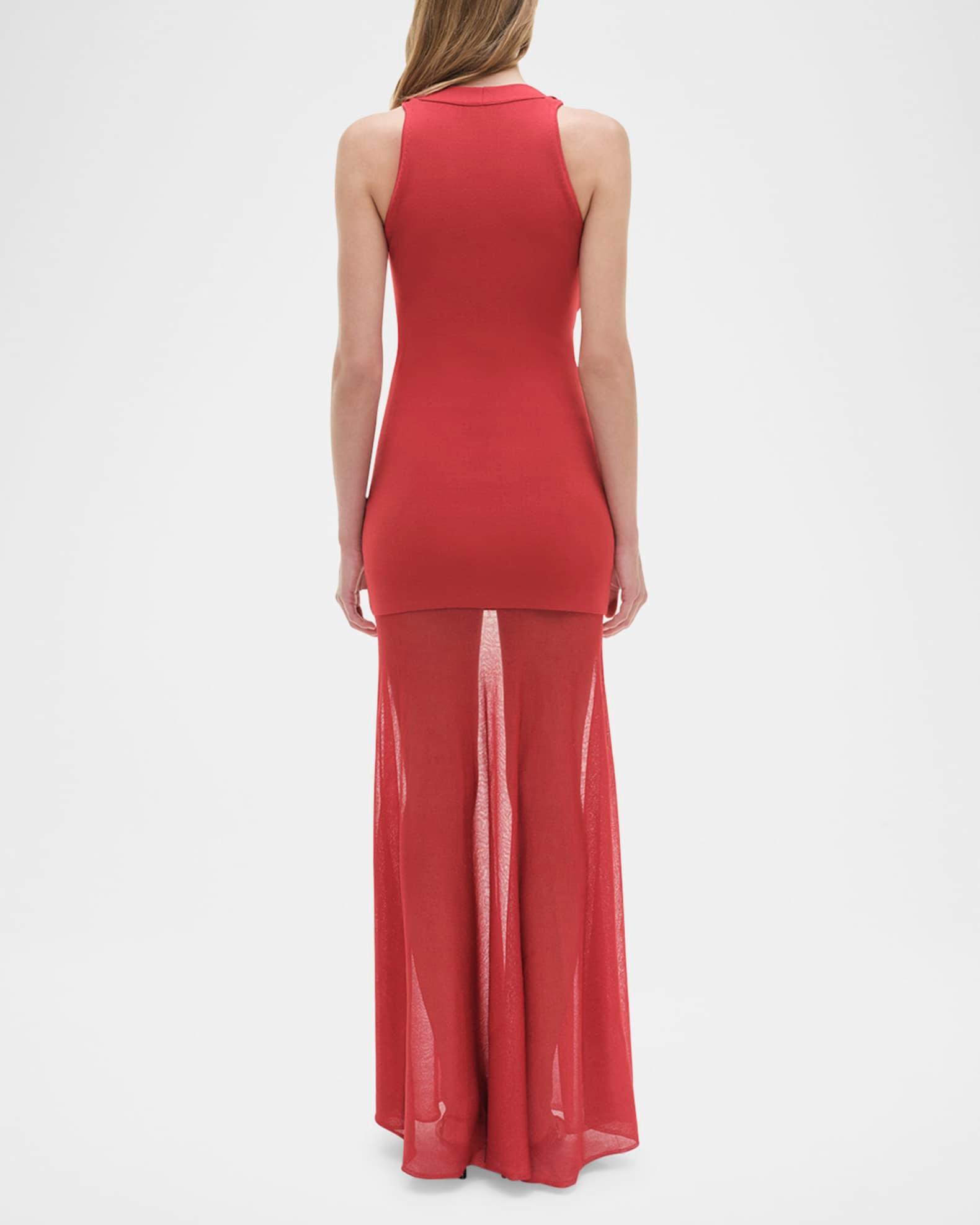 Xena Sleeveless Halter Maxi Dress  Product Image