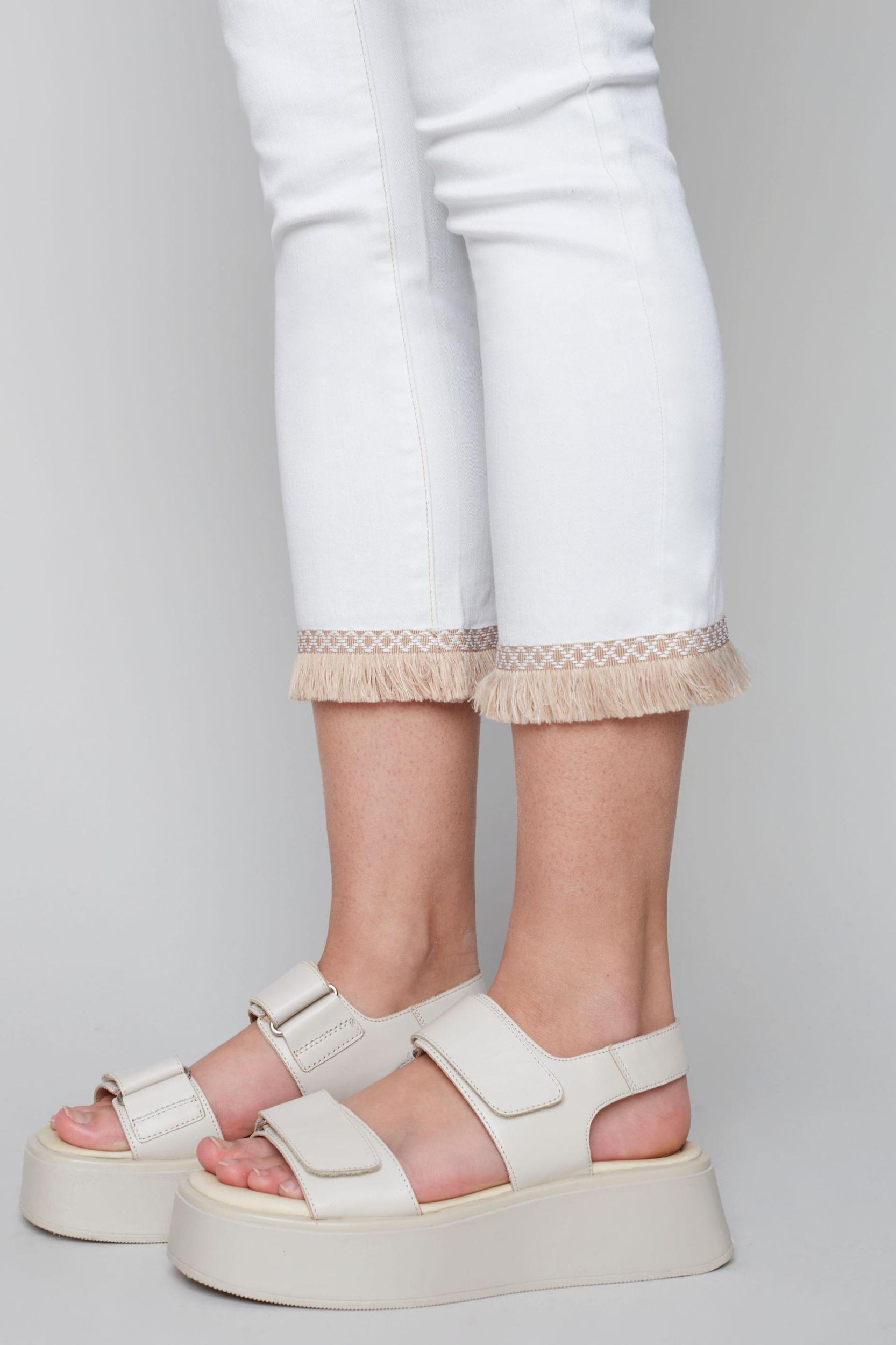 Fringe Hem Jean Product Image