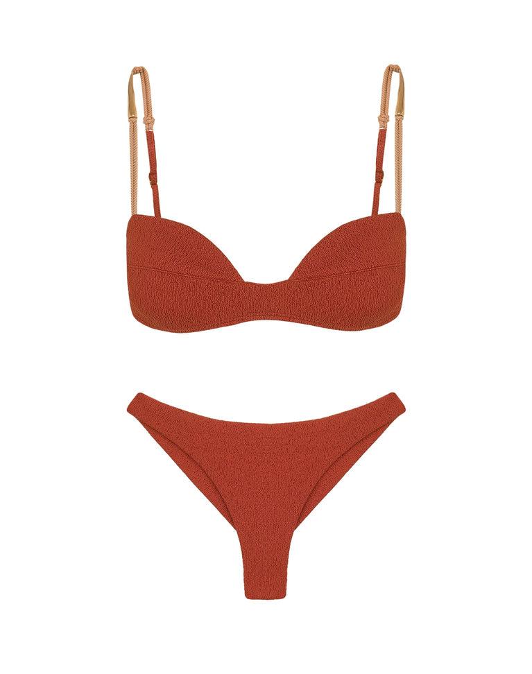 Firenze Mandy Amelia Top - Redwood Product Image