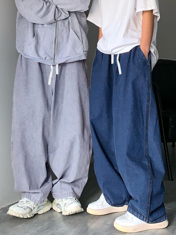 Men's Vintage Skater Loose Jeans Product Image