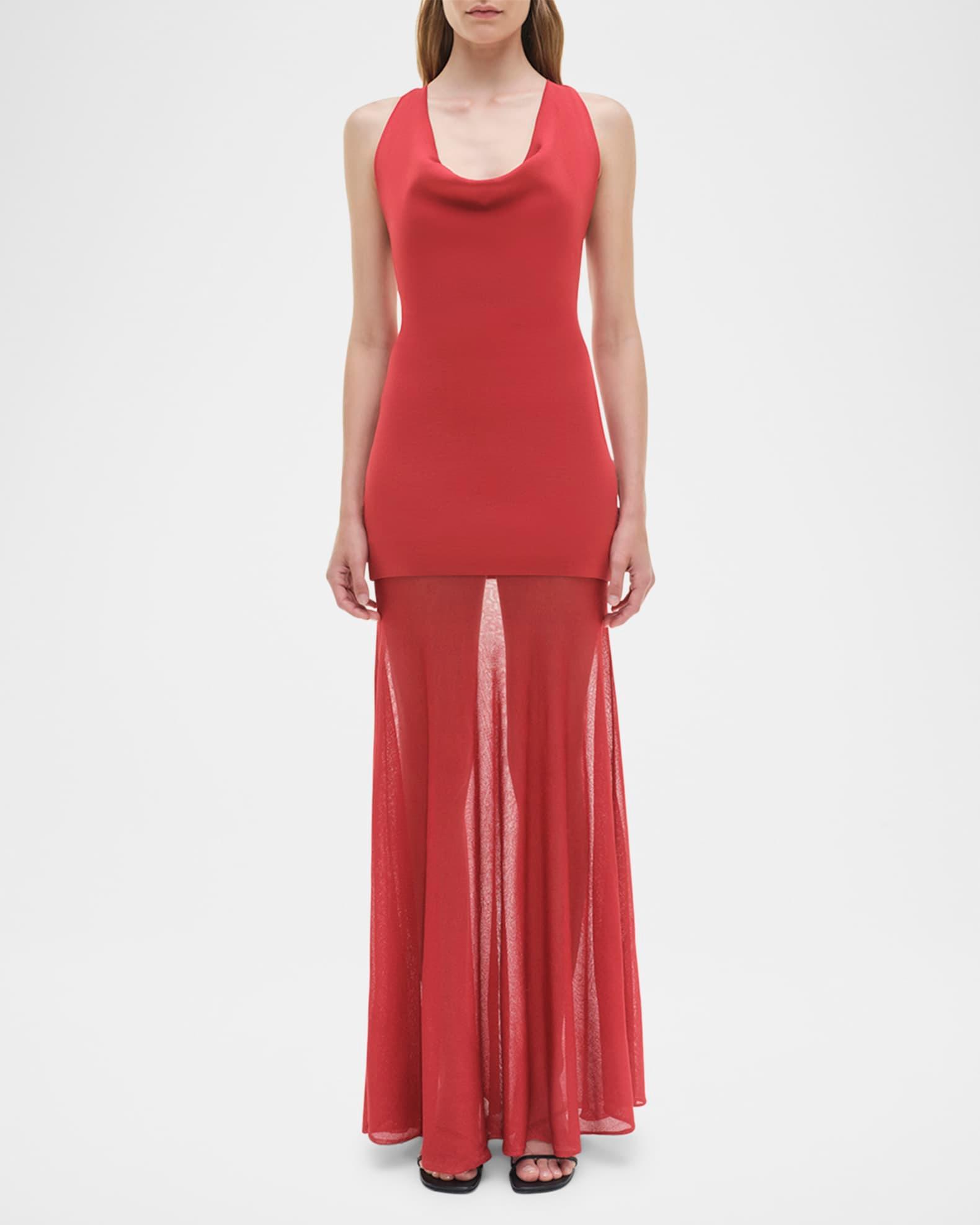 Xena Sleeveless Halter Maxi Dress  Product Image