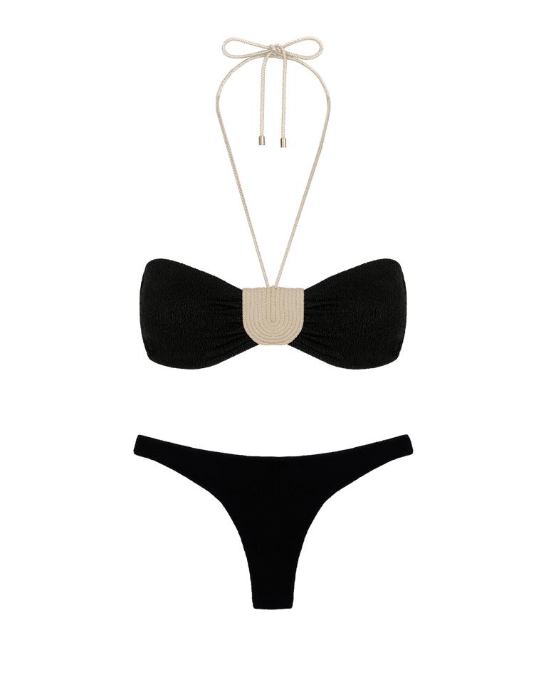 Firenze Yara Bandeau Top - Black Product Image